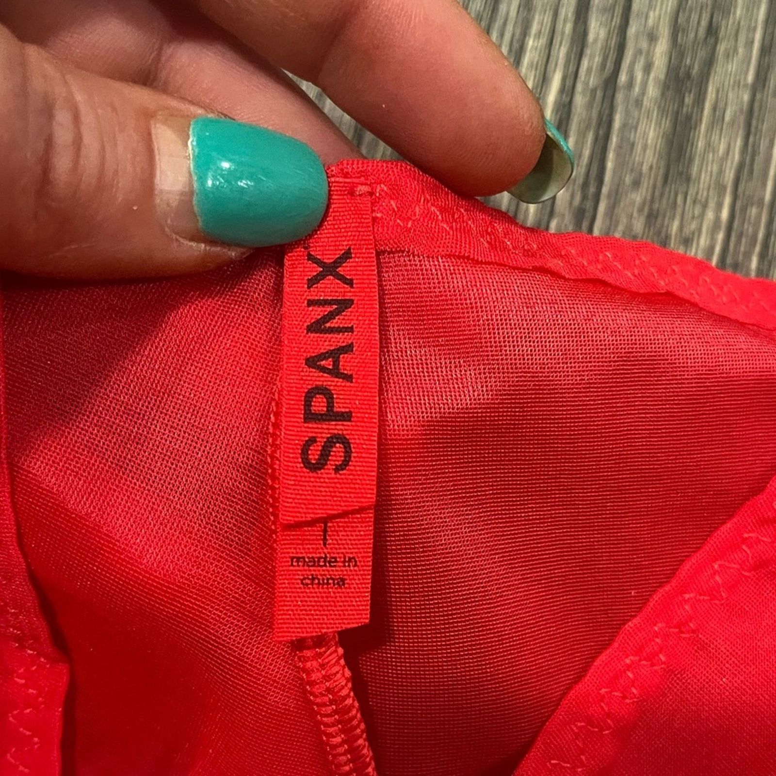 Spanx NWT Spanx Skinny Ultra Sheer Shaper Underwear Red Size L Size ONE SIZE - 2 Thumbnail