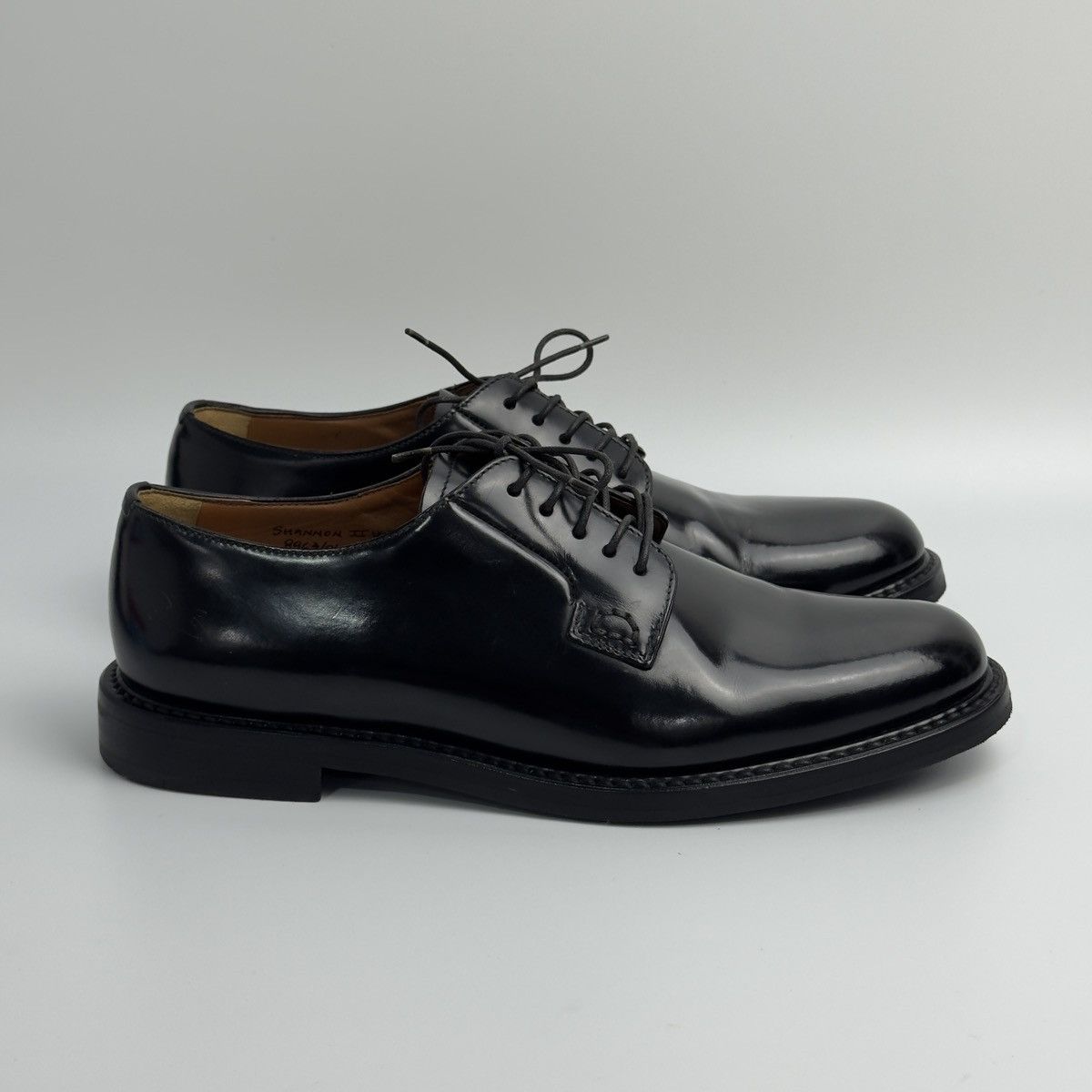 Church's Church’s Shannon 2 WR Derby Polished Black Womens Shoes🖤🔥 Size US 8 / IT 38 - 1 Thumbnail