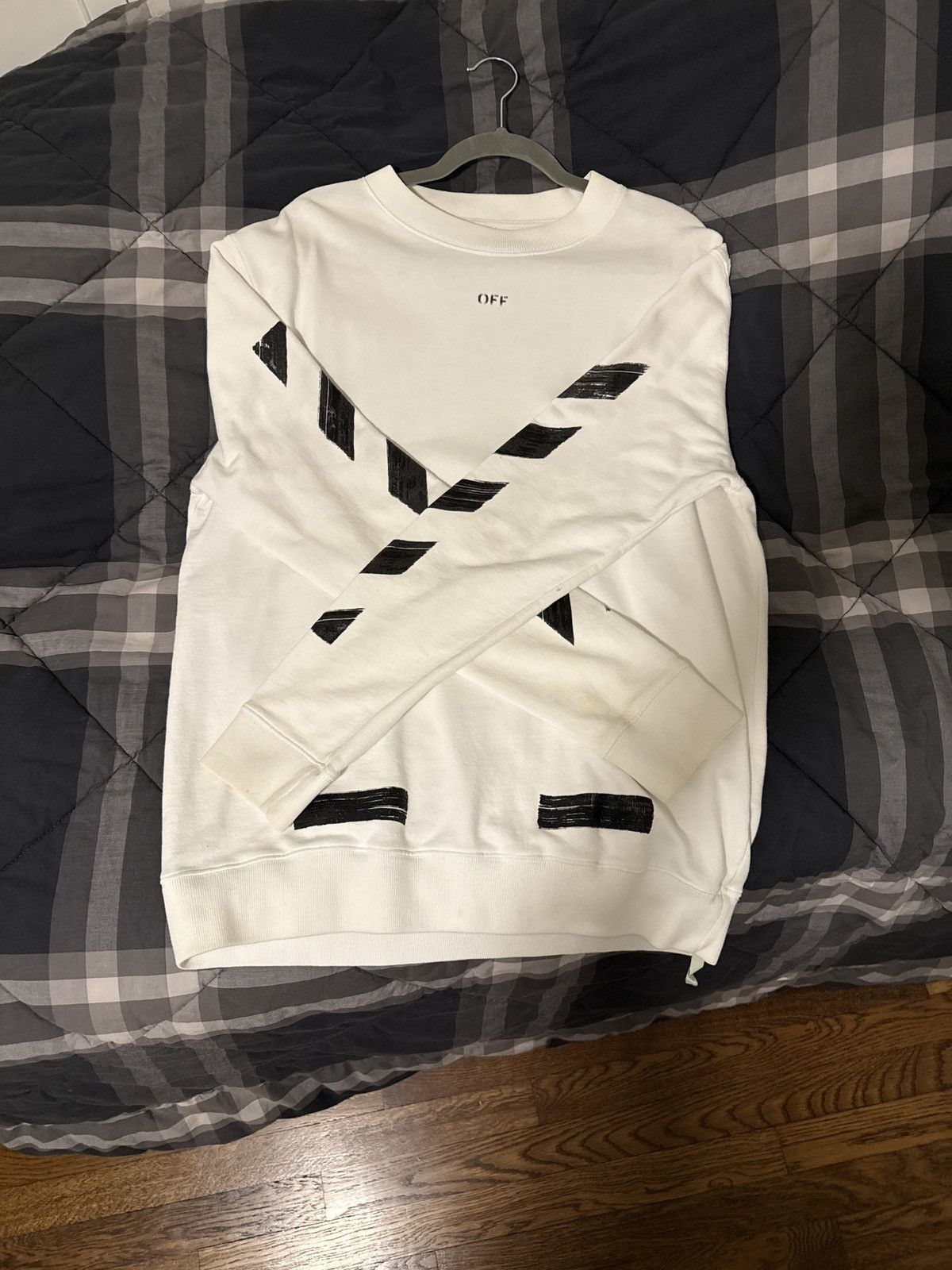 Off-White Off-white crewneck cotton crewneck Size US L / EU 52-54 / 3 - 1 Thumbnail