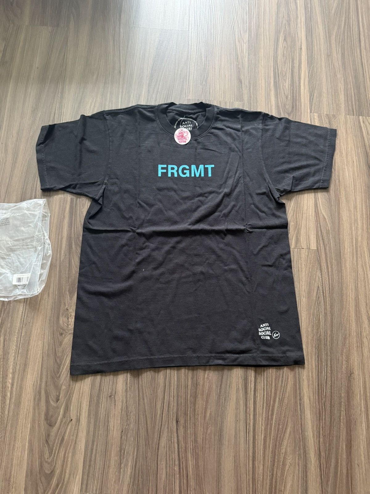 Anti Social Social Club × Fragment Design Anti Social Social Club x Fragment Tee Black/Blue Size M Size US M / EU 48-50 / 2 - 1 Thumbnail