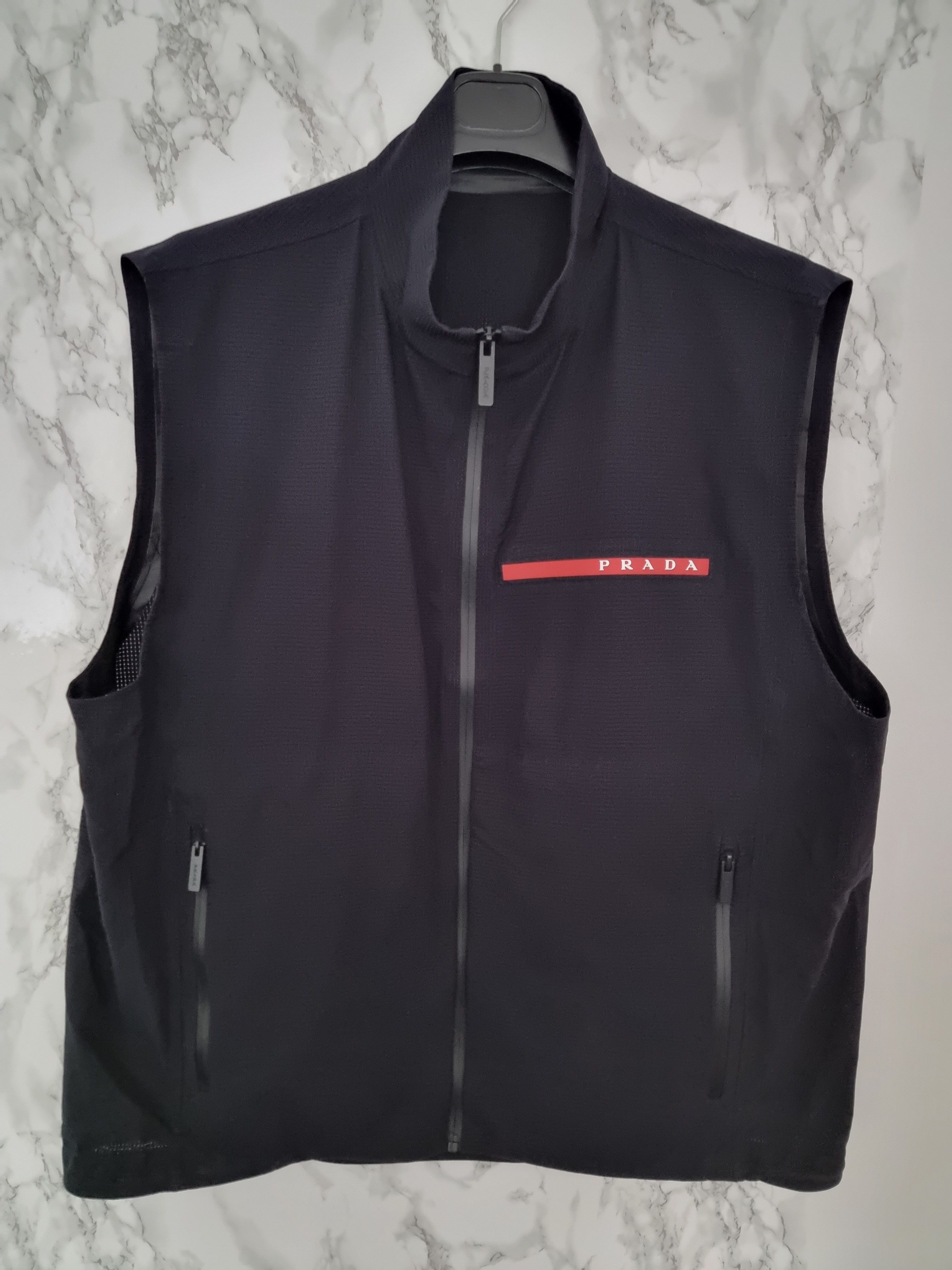 image of Prada Vest Size Xxl in Black, Men's