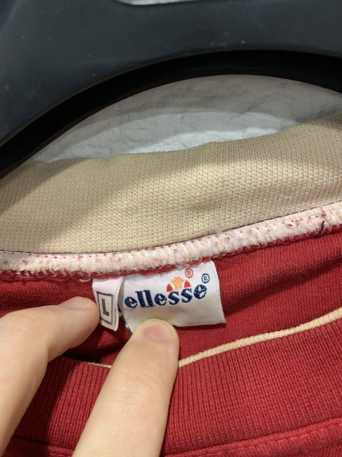 Ellesse × Vintage Vintage Ellesse Baggy Center Logo Sweatshirt Y2K USA Size US L / EU 52-54 / 3 - 3 Thumbnail