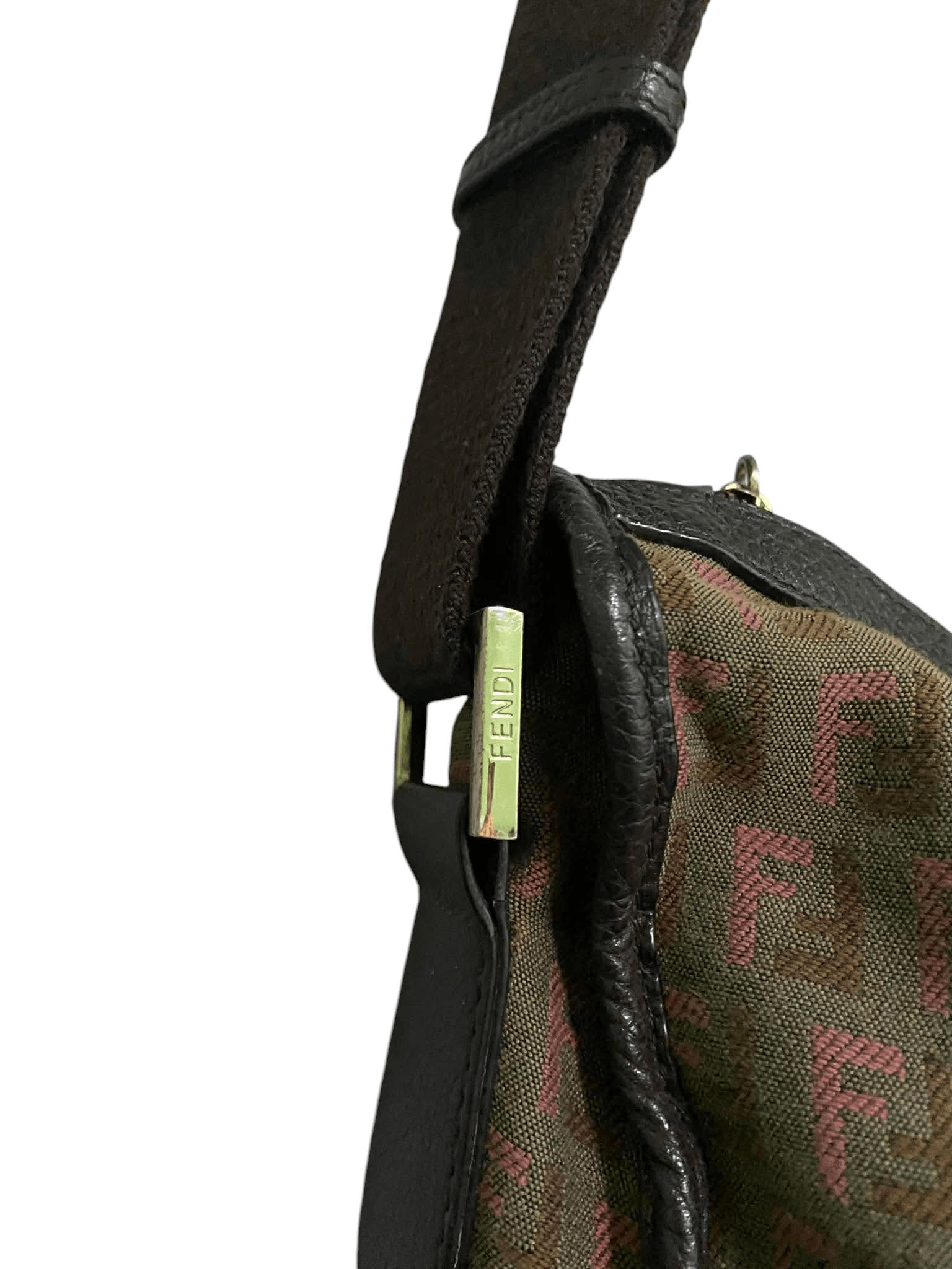 Fendi Vintage Late 2000's Fendi Zucchino Canvas Messenger Bag Size ONE SIZE - 8 Thumbnail
