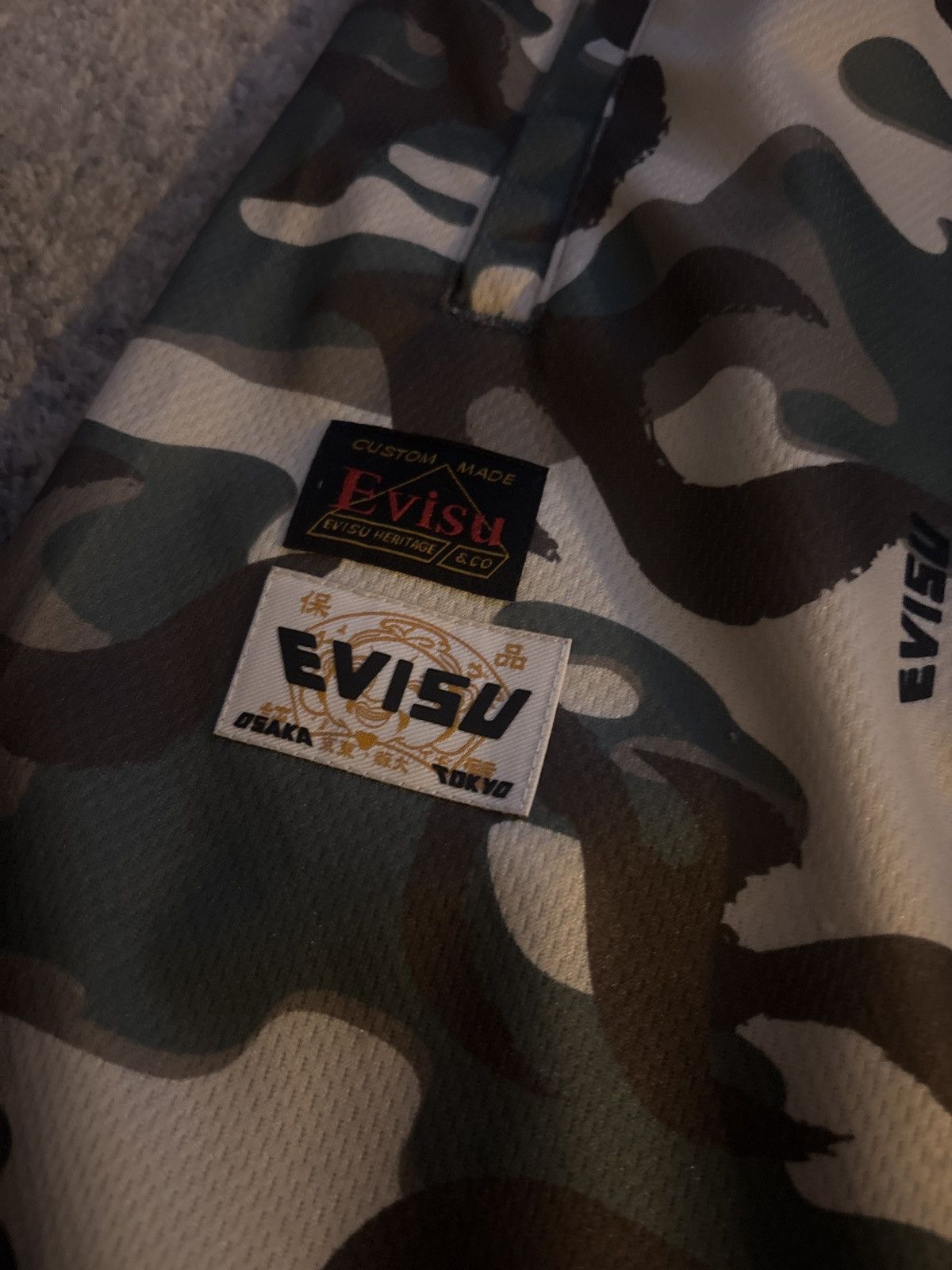 Evisu Evisu Godhead Basketball Shorts Size US 44 / EU 60 - 3 Thumbnail