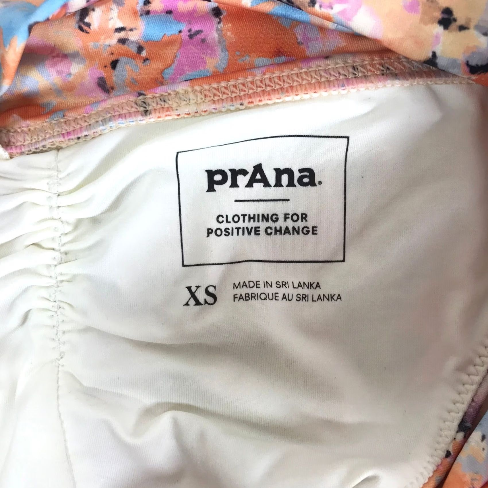 Prana prAna XS Aurelia High Waisted Ruched Back Bikini Bottom Floral Multi Size 26" / US 2 / IT 38 - 7 Thumbnail