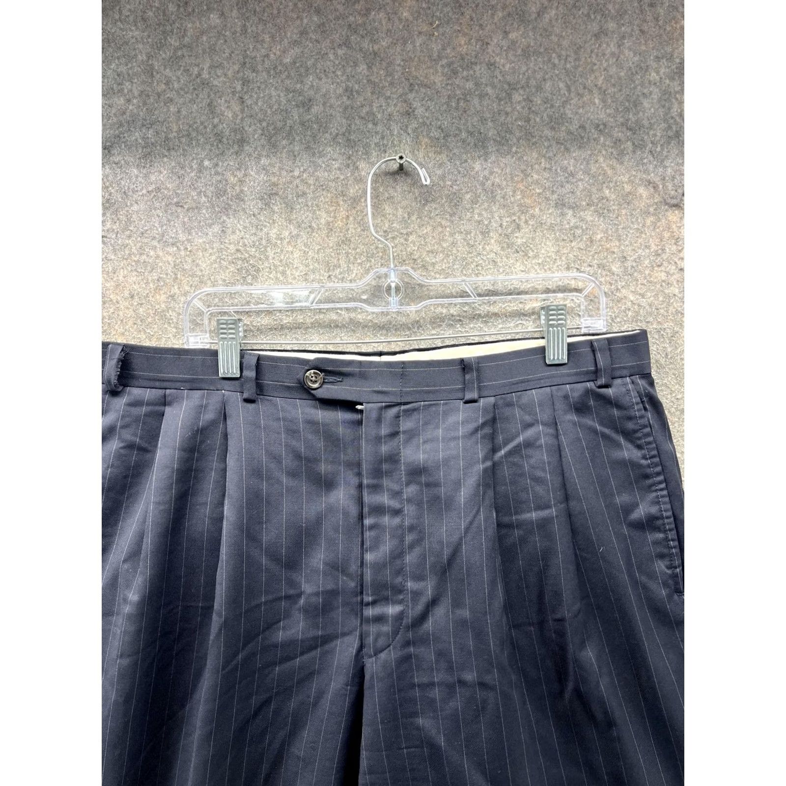 Ralph Lauren Lauren Ralph Lauren Dress Pants Mens 36 Black Pinstripe Total Comfort Classic Dress Pants Mens 36 Black Pinstripe Total Comfort Classic Size US 36 / EU 52 - 6 Thumbnail