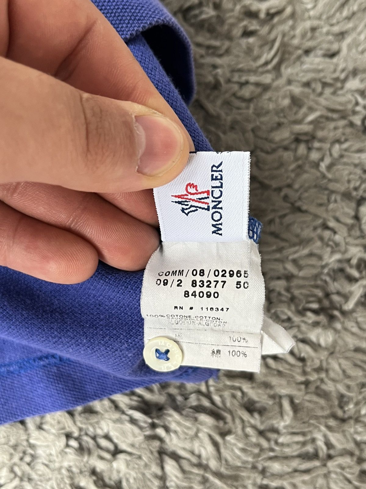Moncler Vintage Luxury Polo Moncler Size US XS / EU 42 / 0 - 9 Thumbnail