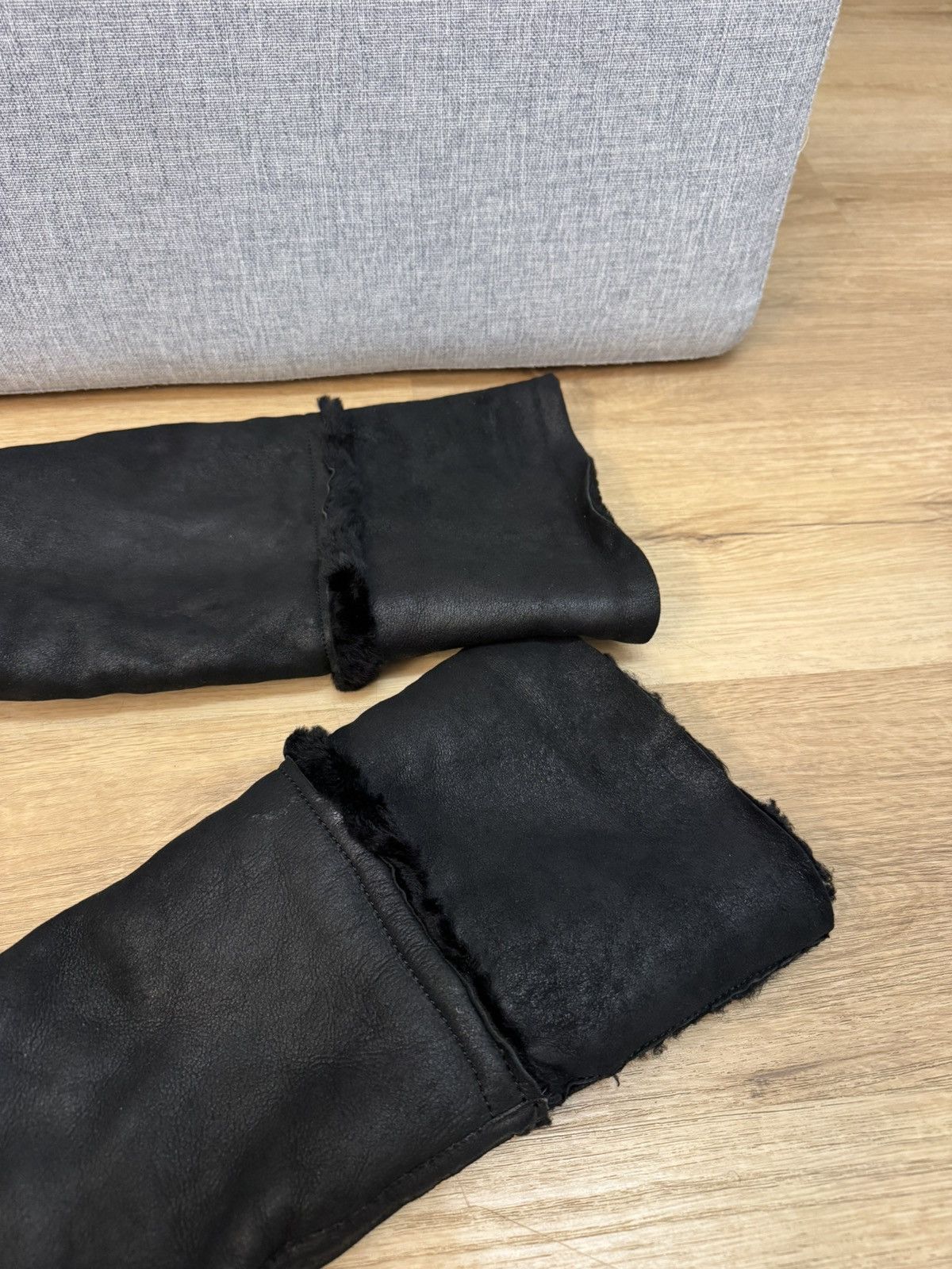 Jil Sander Jil Sander Leather Fur High Boots Rare size 37 Size US 7 / IT 37 - 13 Thumbnail
