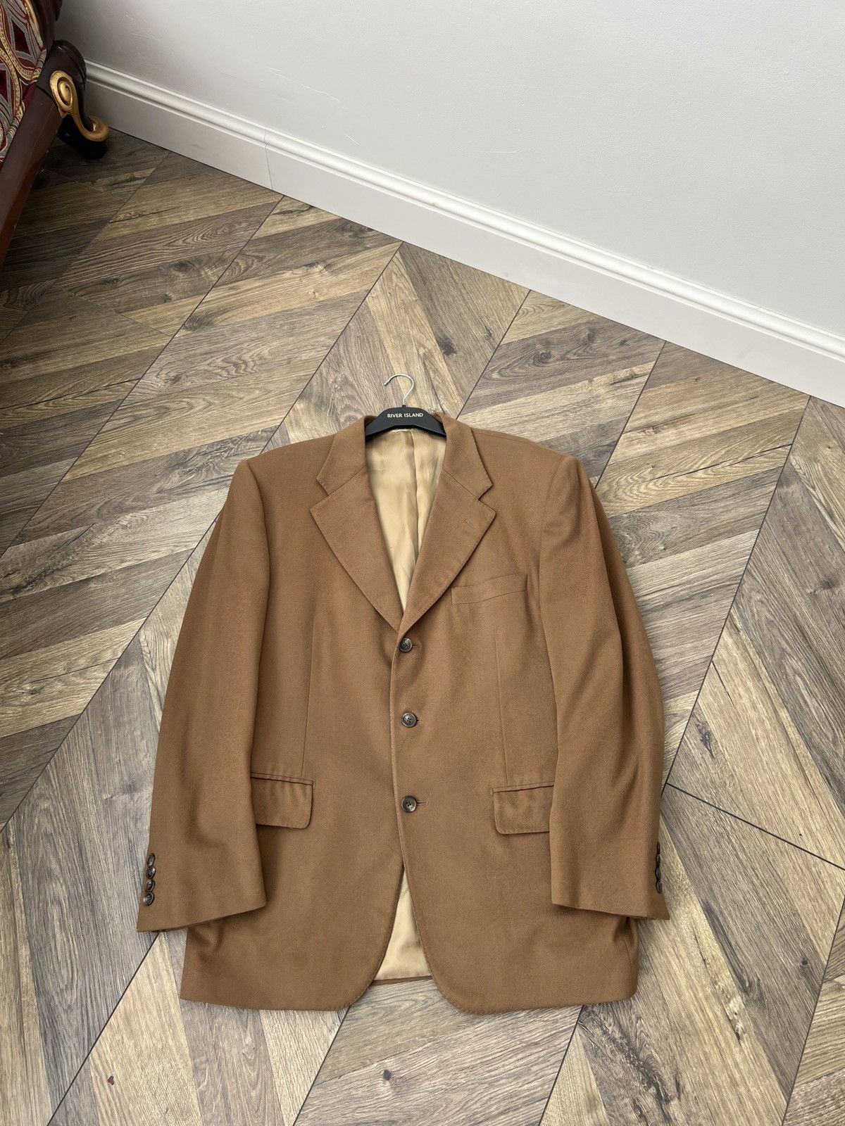Corneliani × Designer × Vintage Vintage Corneliani Wool Cashmere Blazer Size 52R - 1 Thumbnail