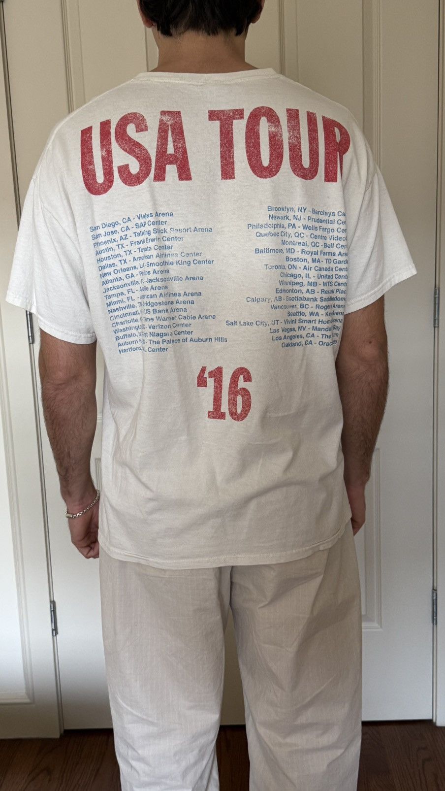 Travis Scott Travis Scott 2016 Rodeo Tour Tee Size US XL / EU 56 / 4 - 7 Thumbnail