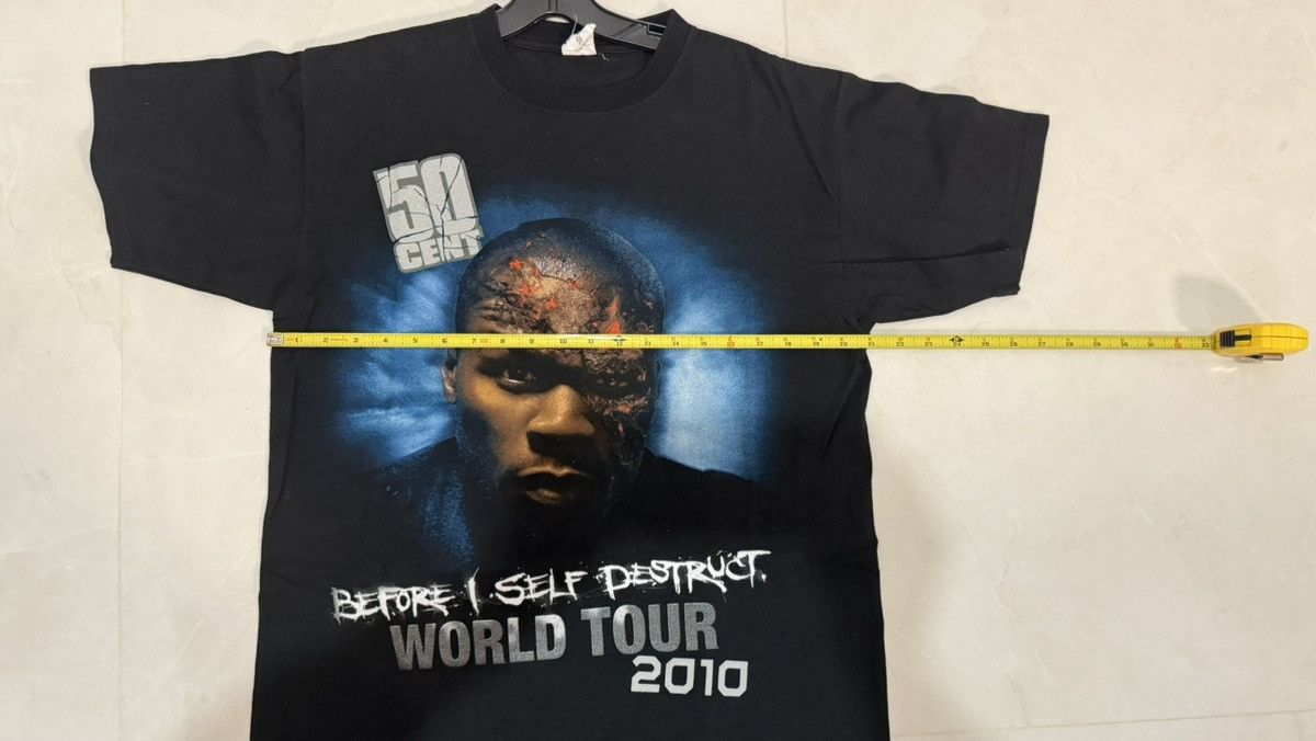 Vintage 50 Cent Before I Self Destruct World Tour 2010 Tee Sz Large Size US L / EU 52-54 / 3 - 6 Thumbnail