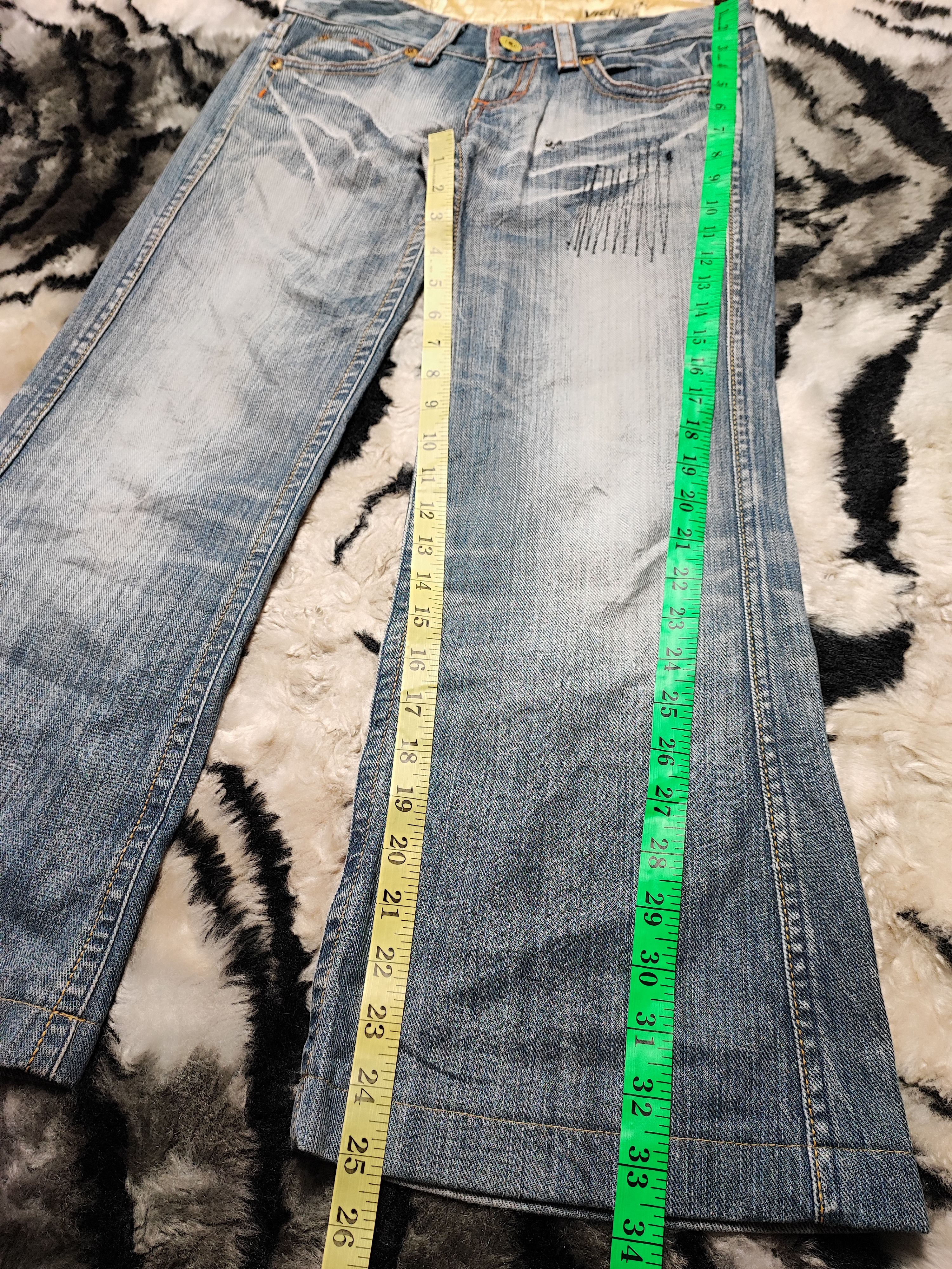 Edwin Thrashed Distressed Jeans ERD Grunge Chrome Size US 30 / EU 46 - 4 Thumbnail