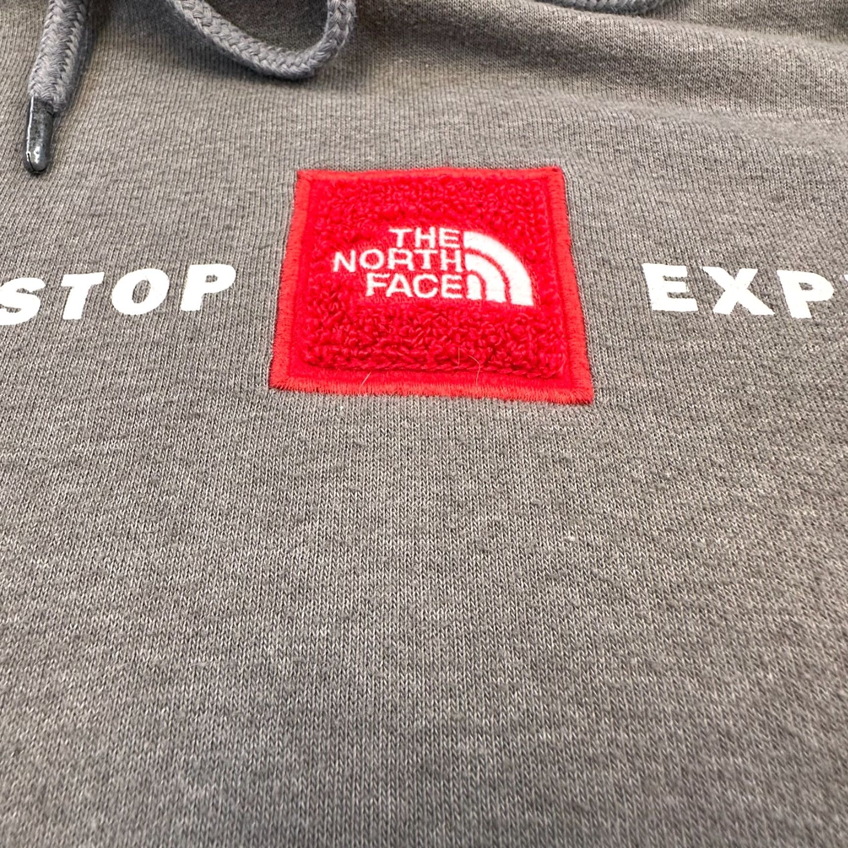 The North Face The North Face Box Logo Mens Medium Hoodie Never Stop Exploring Gray Pullover Size US M / EU 48-50 / 2 - 5 Thumbnail