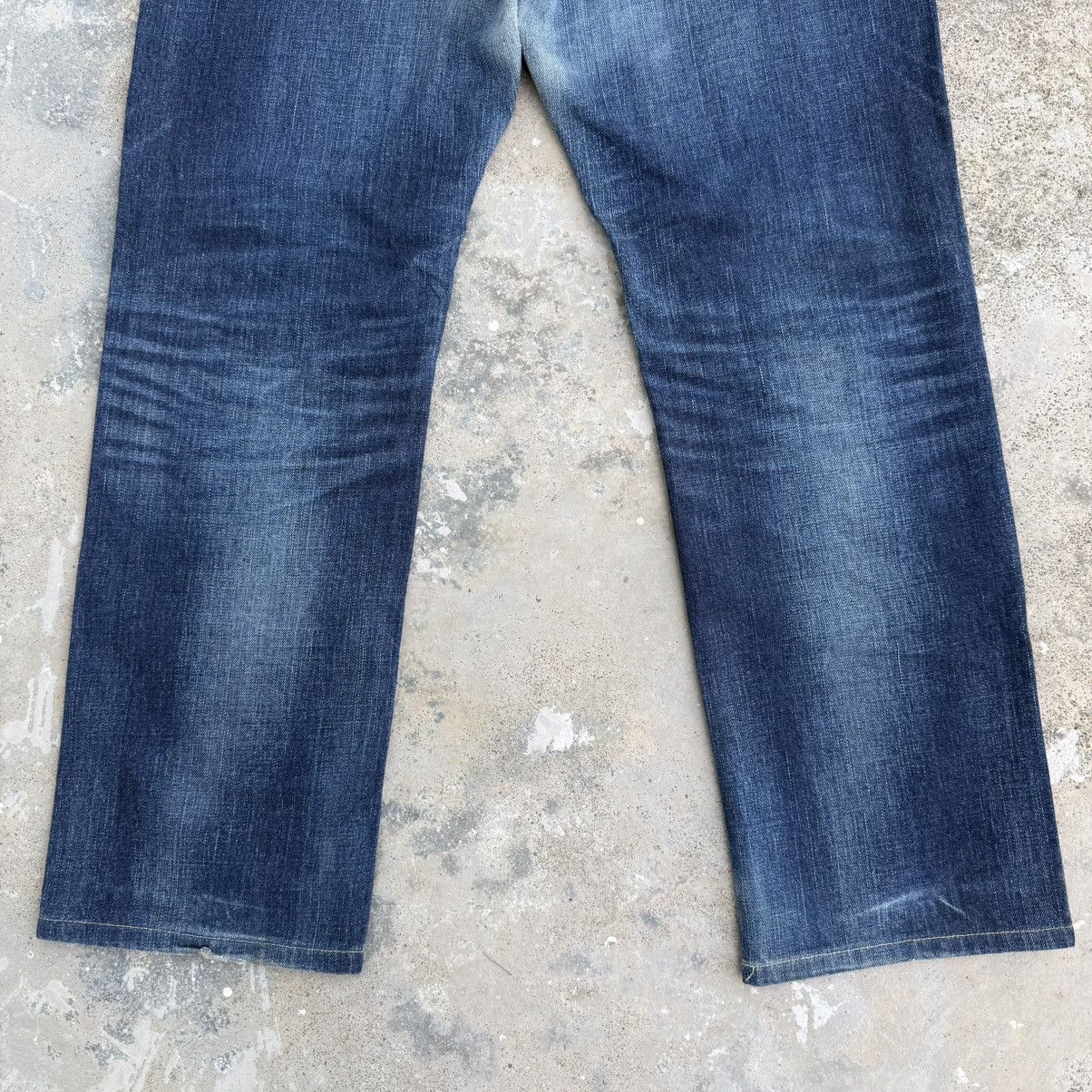 Japanese Brand VINTAGE BACK NUMBER DENIM JEAN PANTS Size US 36 / EU 52 - 11 Thumbnail