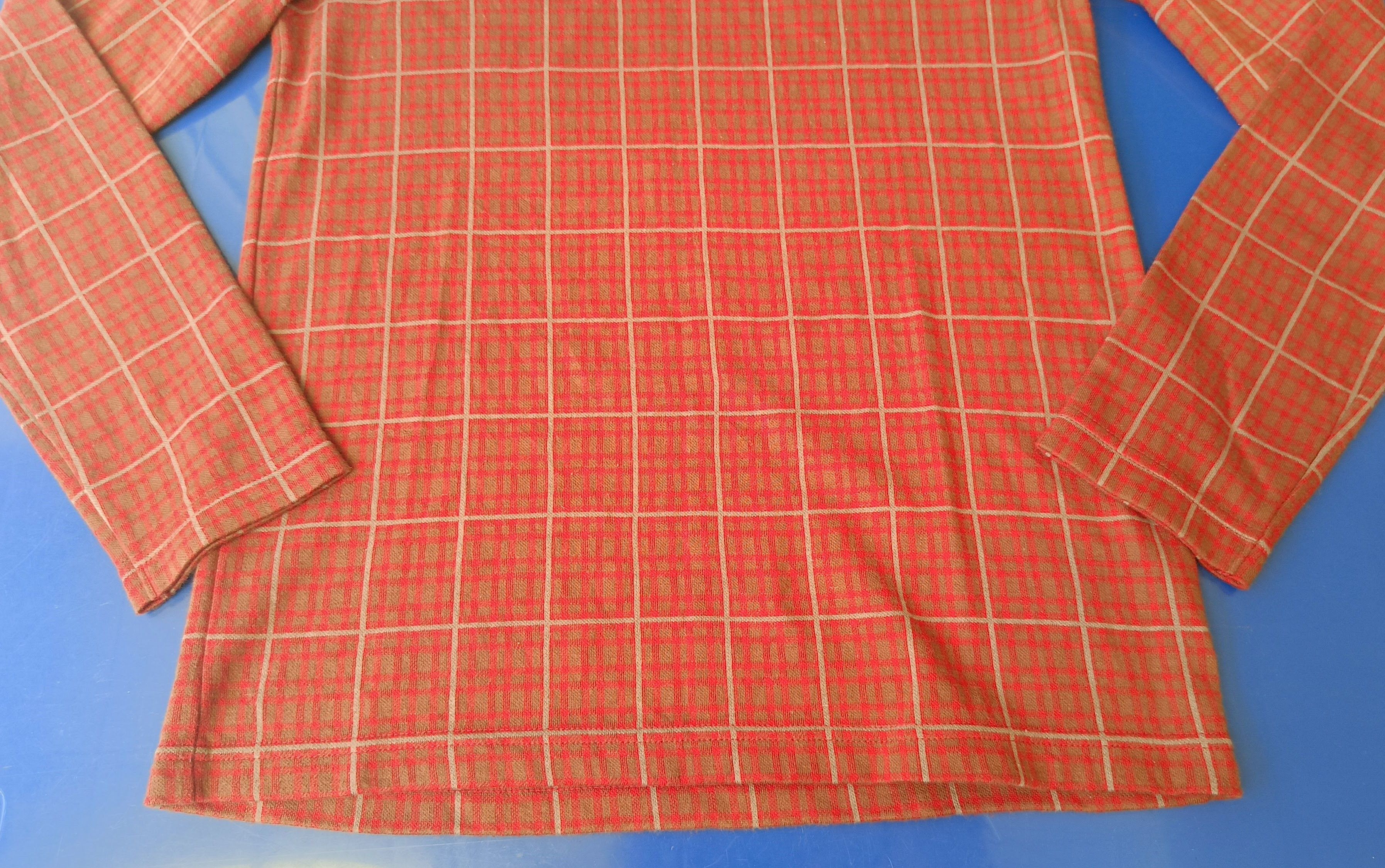 Yohji Yamamoto AAR Yohji Yamamoto design studio red plaid sweater ladies M Size M / US 6-8 / IT 42-44 - 10 Thumbnail
