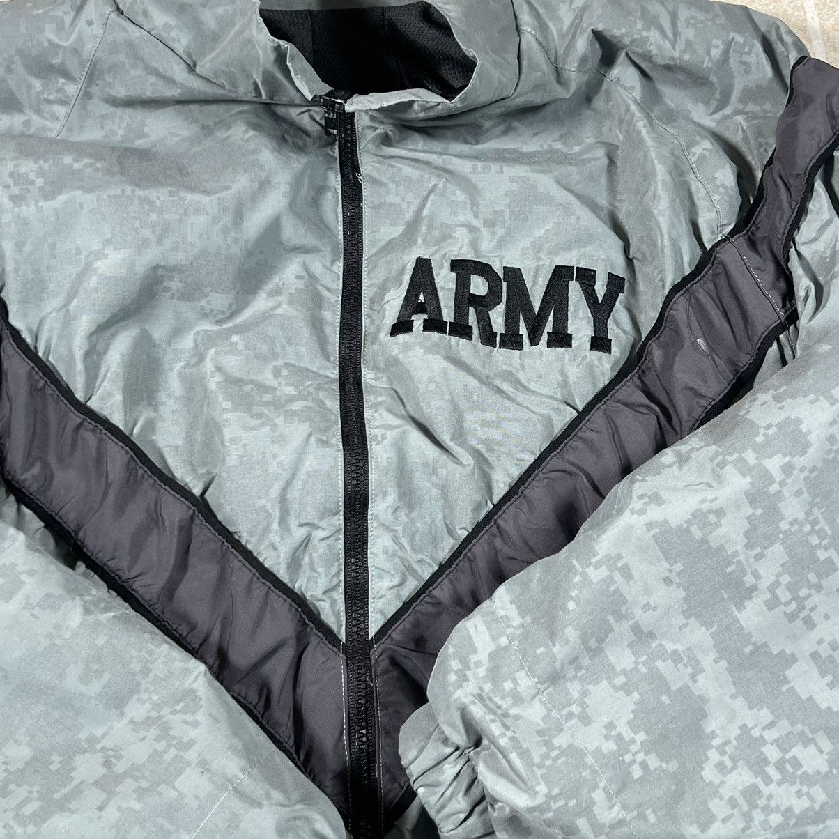 Vintage US Army IPFU Jacket Gray Large Reflective Lined Windbreaker Size US L / EU 52-54 / 3 - 2 Thumbnail
