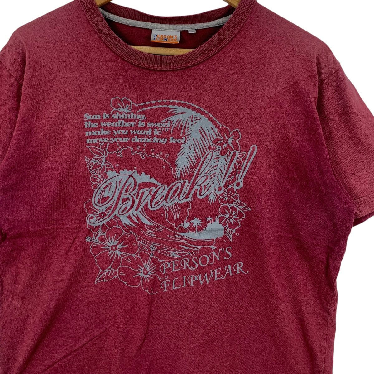 PERSON'S PERSON’S FLIPWEAR HAWAII Floral Beach Tee Shirt Top Summer Size L / US 10 / IT 46 - 6 Thumbnail