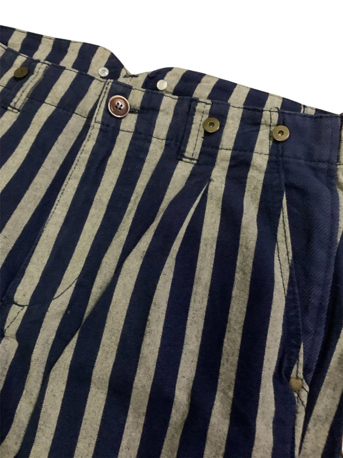 Gaultier Homme Objet 💥Japanese North Objet Stripe Pant Size US 32 / EU 48 - 3 Thumbnail