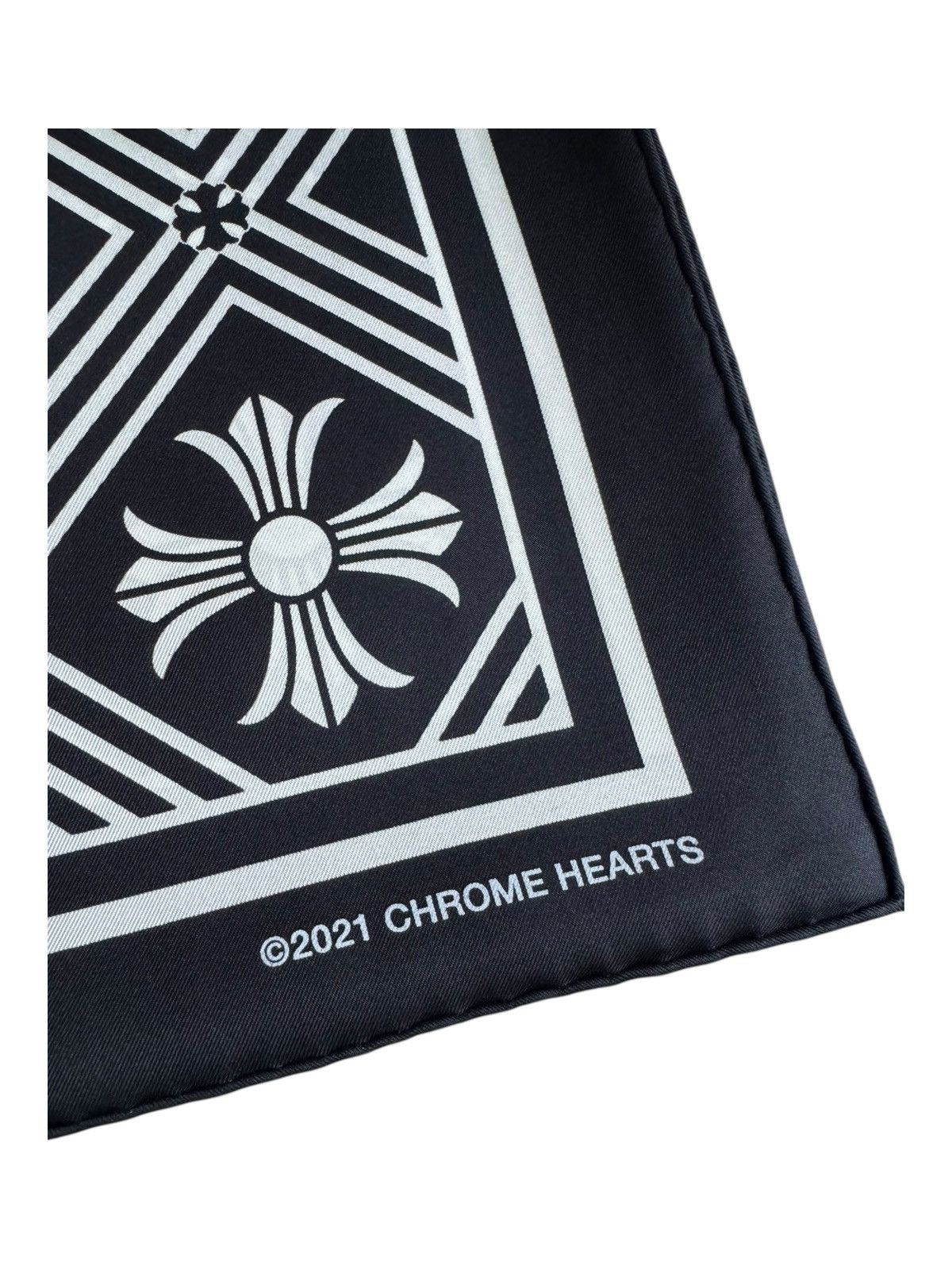 Chrome Hearts New Chrome Hearts Silk Scarf RARE Size ONE SIZE - 4 Thumbnail