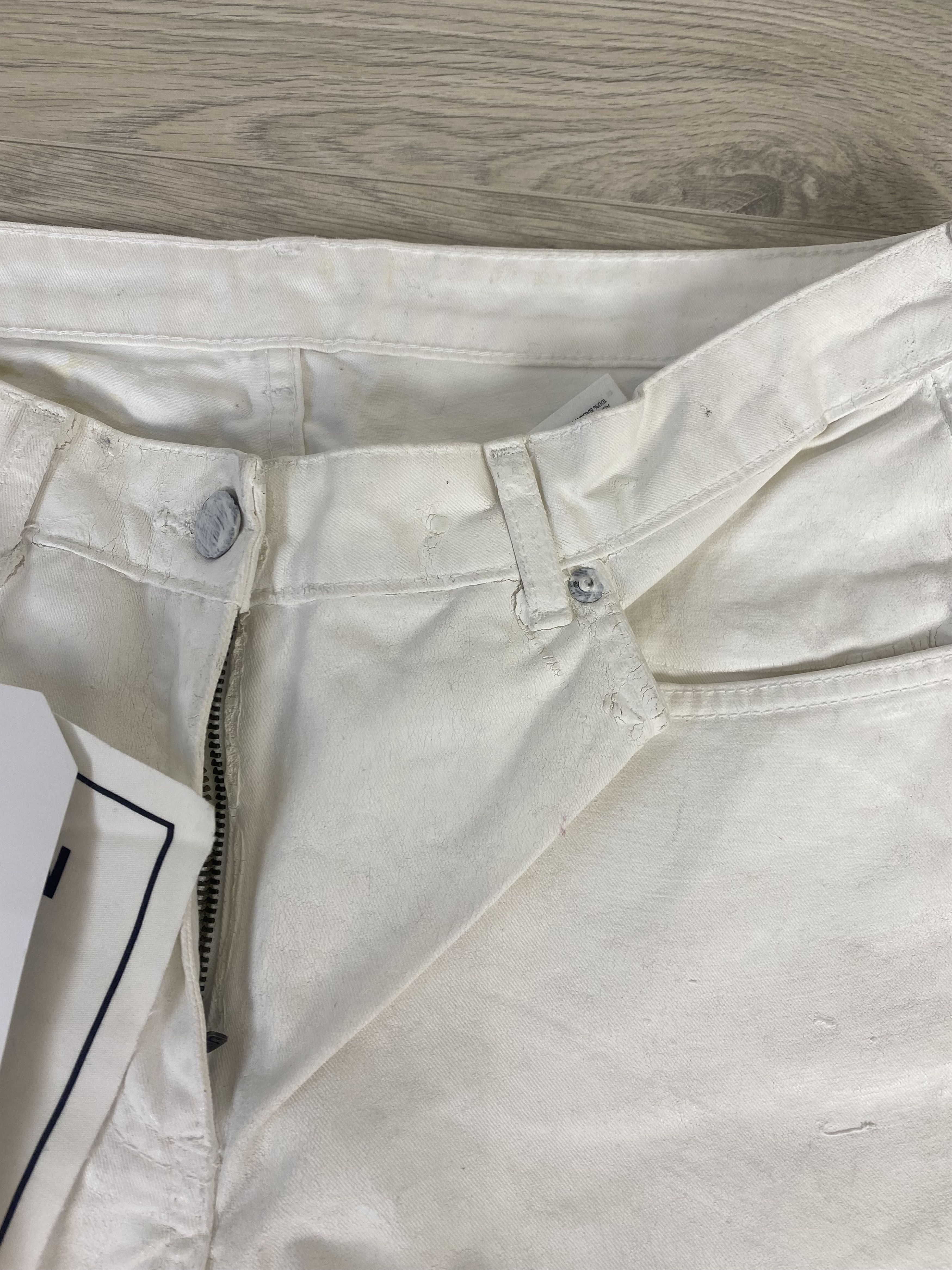 H&M × Maison Margiela Maison Margiela Rare Painted Slim Jeans Size 27" / US 4 / IT 40 - 6 Thumbnail