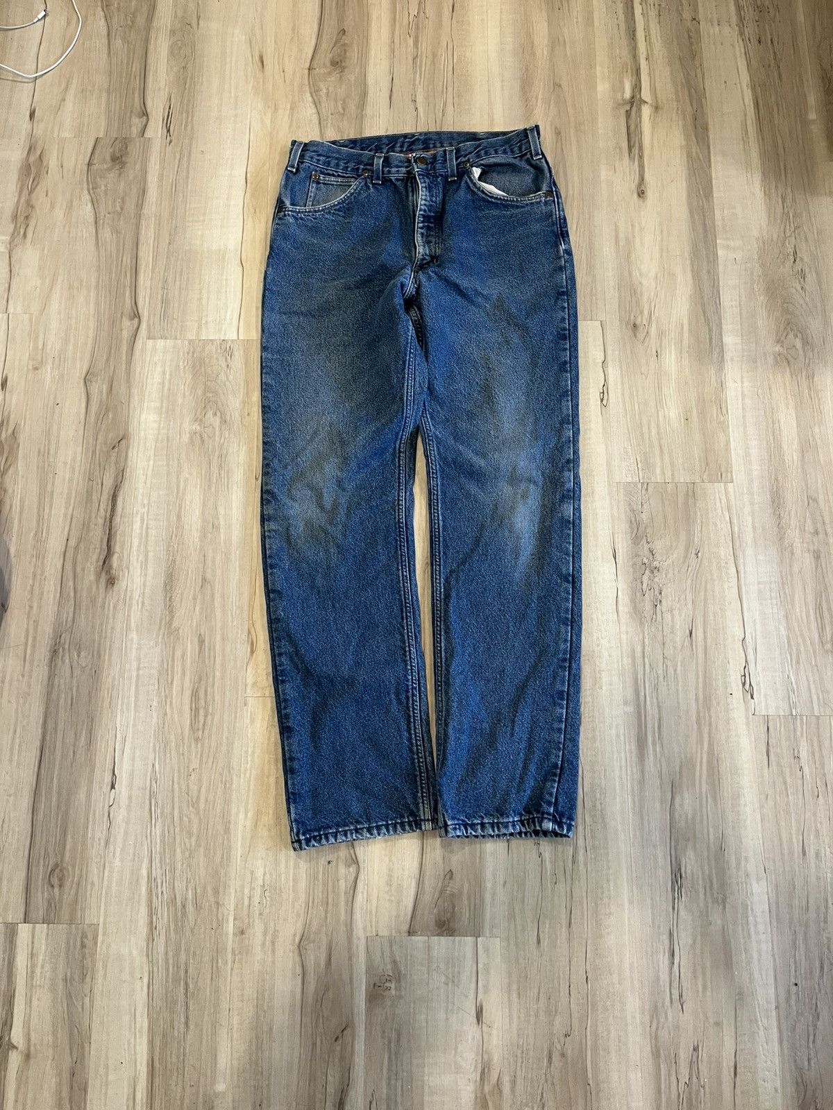 Carhartt × Vintage Carhartt blanket lined jeans Size US 32 / EU 48 - 1 Thumbnail