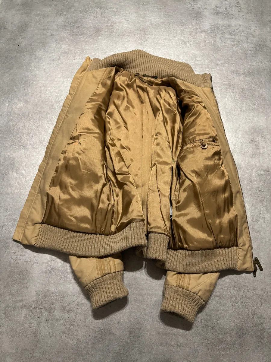 Roberto Cavalli 2000s Roberto Cavalli Class Beige Bomber Jacket Size US M / EU 48-50 / 2 - 6 Thumbnail