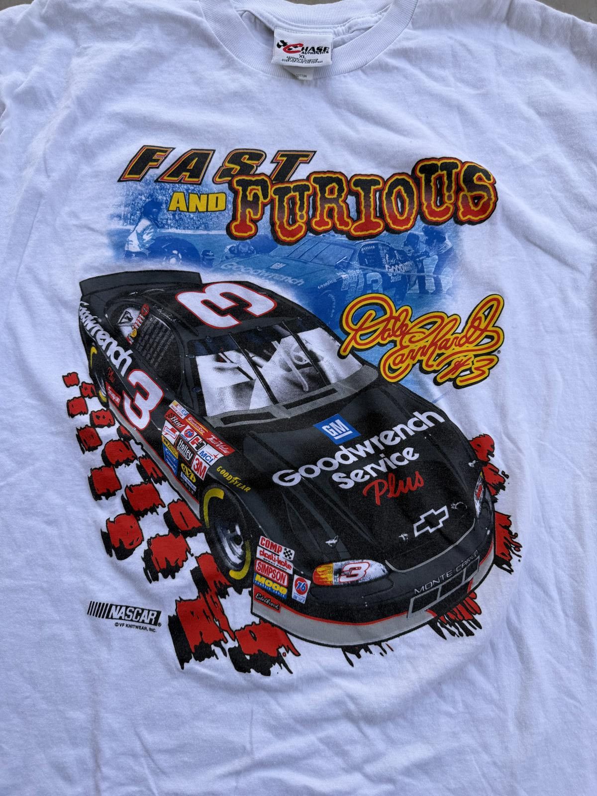 Chase Authentics Vintage Dale Earnhardt #3 NASCAR T-Shirt – Size XL Size US XL / EU 56 / 4 - 2 Thumbnail
