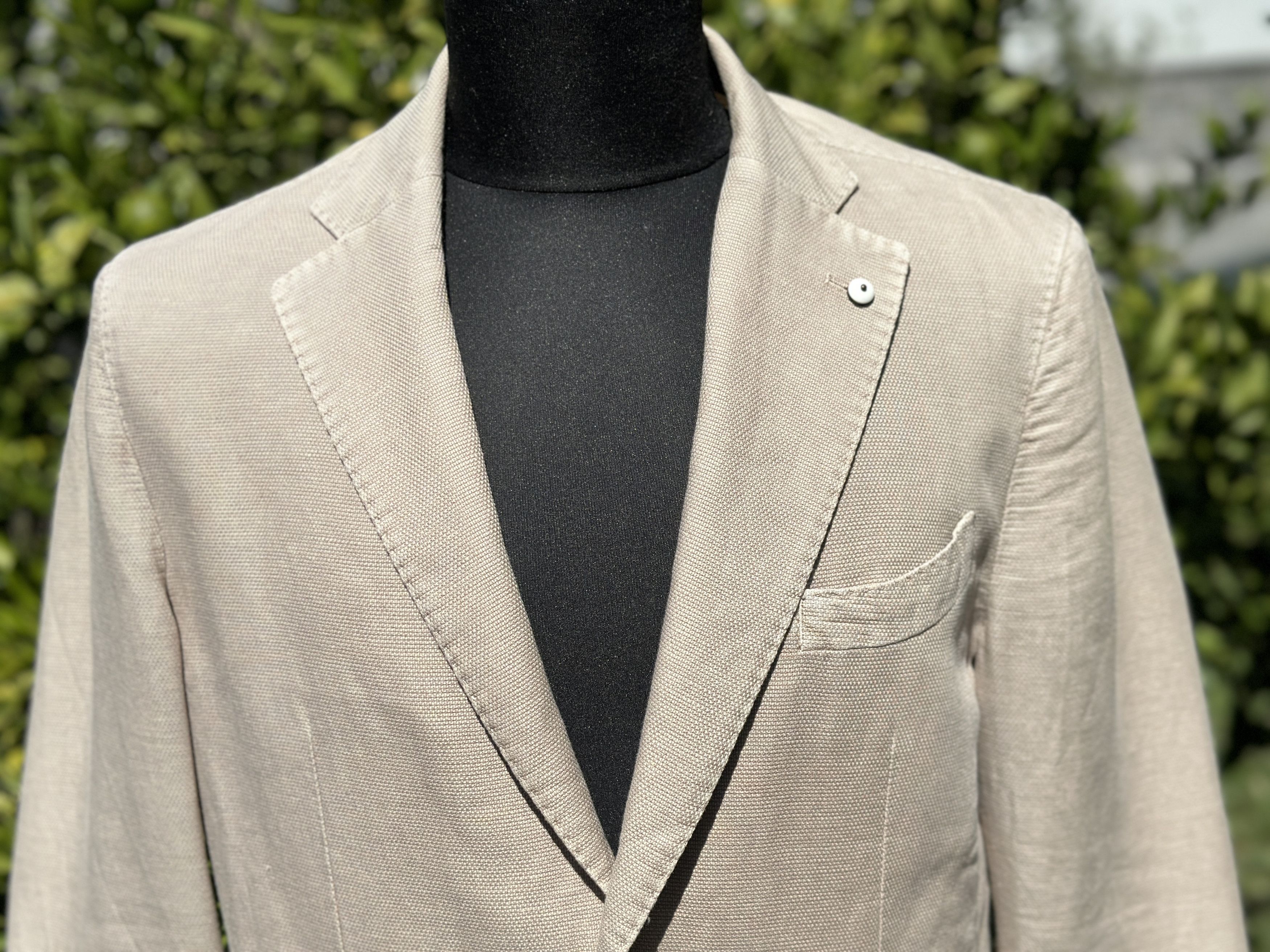 L.B.M. 1911 Limited Edition LBM 1911 Formal Jacket Linen Slim Size 52 R Size 52R - 3 Thumbnail