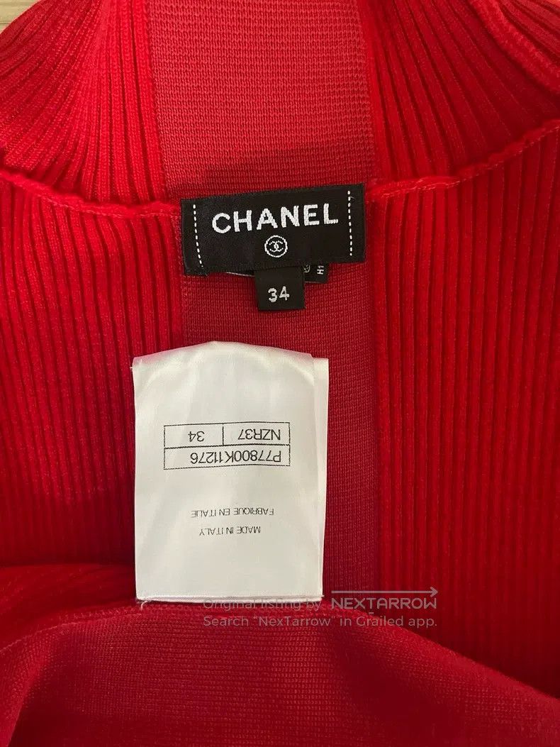 Chanel Chanel 24n ski series red cashmere bottom long sleeves Size XXS / US 00 / IT 34 - 3 Thumbnail