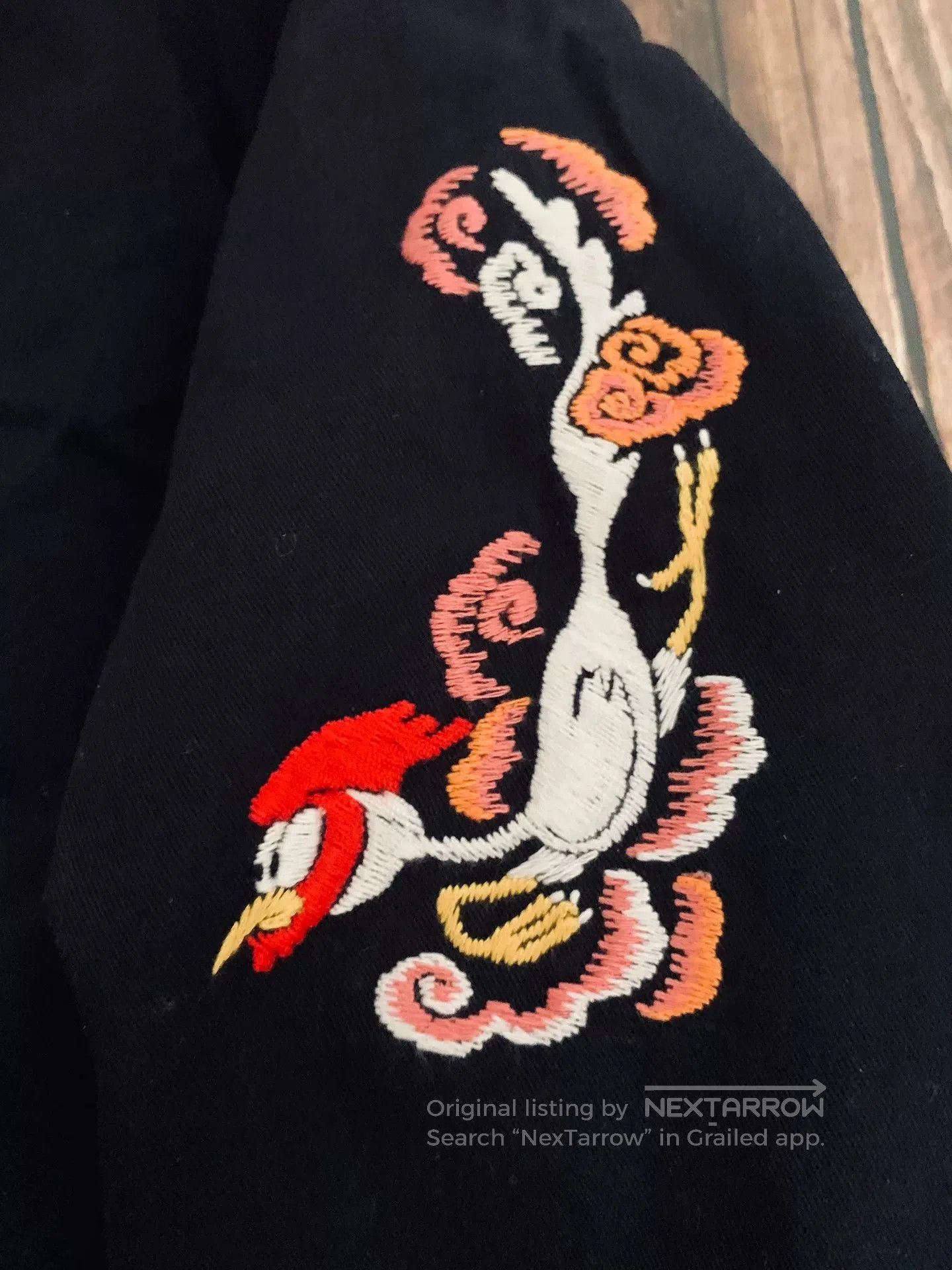 TOYS McCOY embroidered black jacket with unique designs. Size US L / EU 52-54 / 3 - 4 Thumbnail