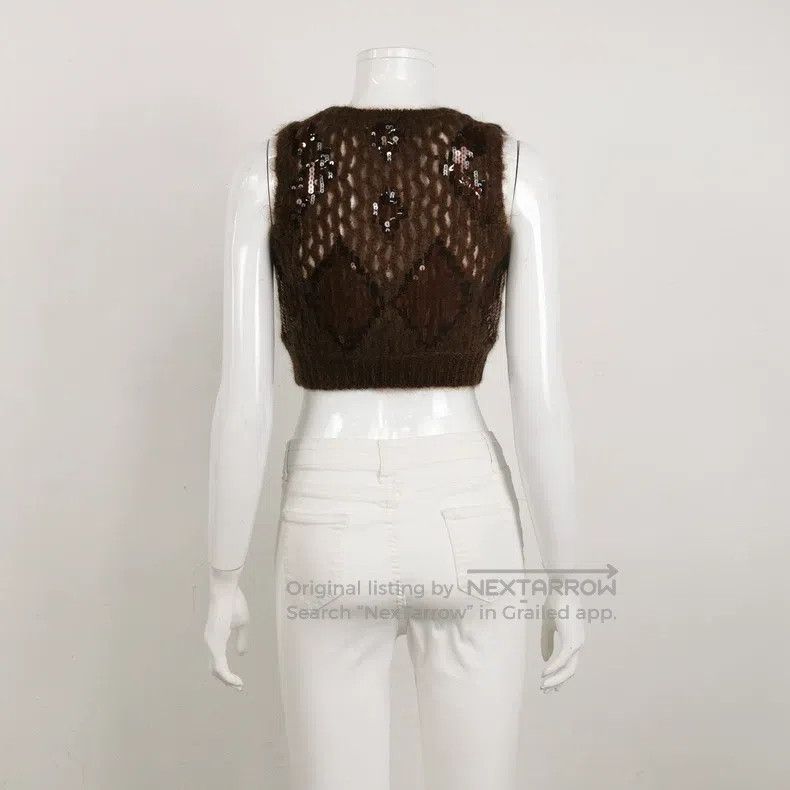 Brunello Cucinelli Brunello Cucinelli Short Knitted Vest Size XS / US 0-2 / IT 36-38 - 2 Thumbnail