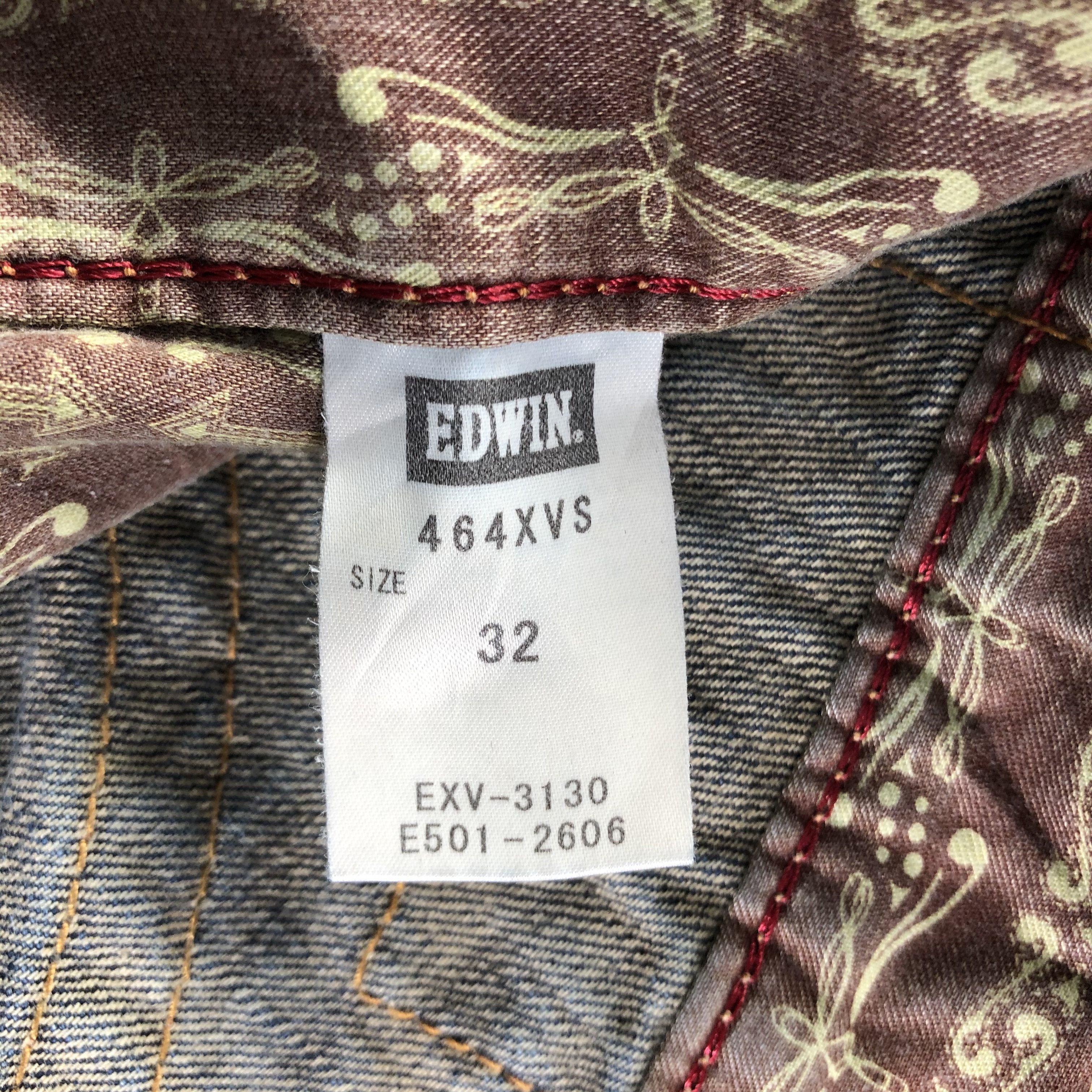 Edwin Vintage Edwin XV Jeans Distress Faded Blue KJ2504 Size US 32 / EU 48 - 9 Thumbnail