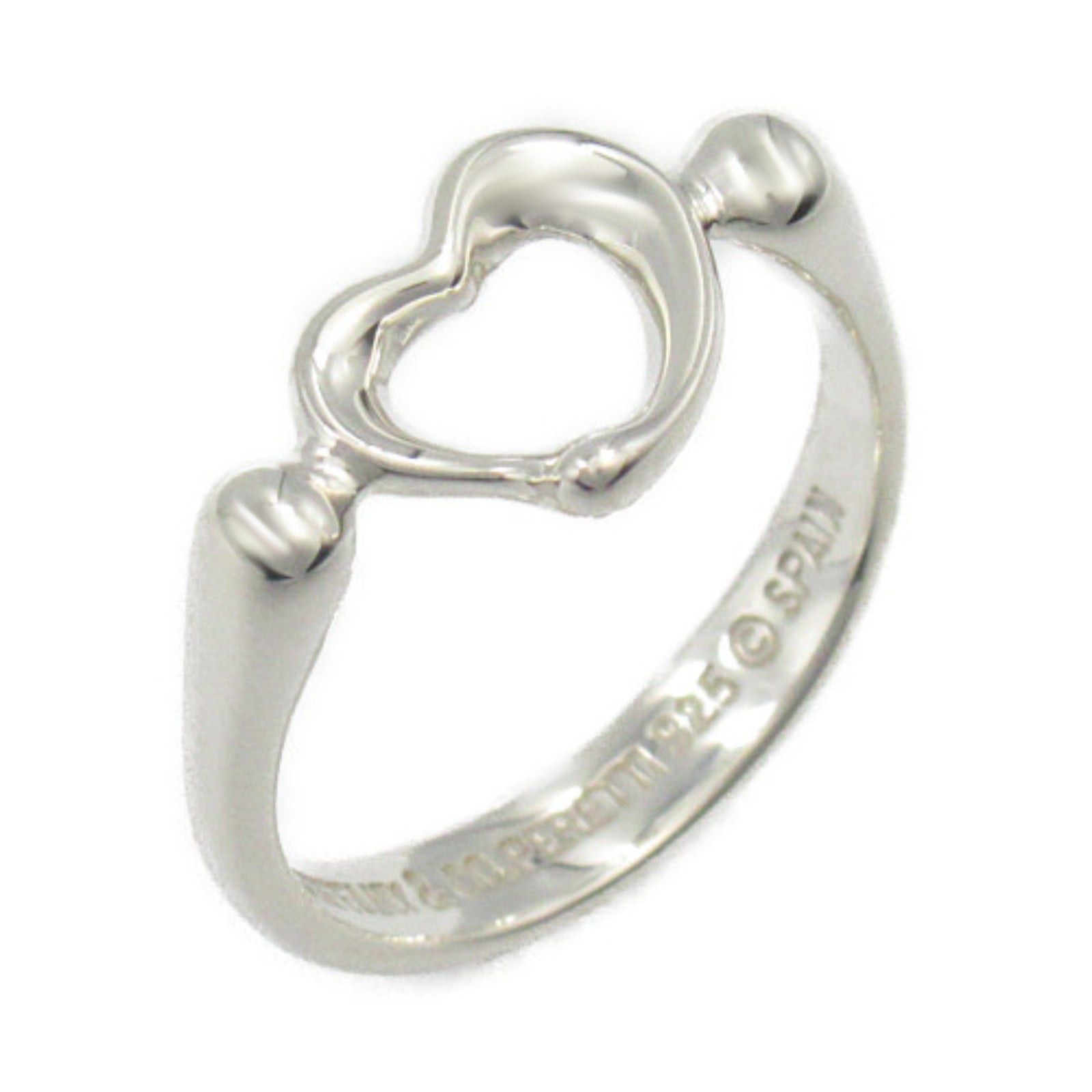 Tiffany & Co. Tiffany Co Heart Link Ring 925 Silver Size ONE SIZE - 1 Thumbnail