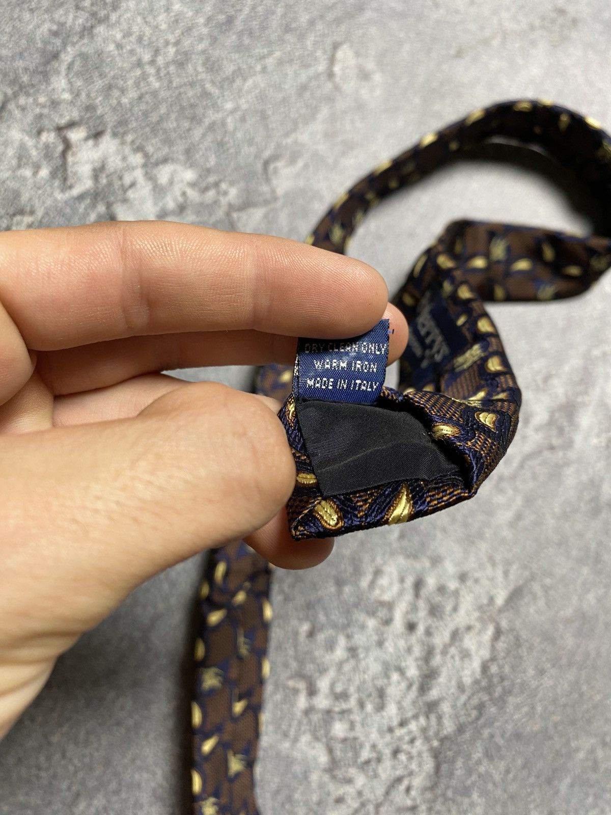 Burberry Burberrys tie vintage silk Size ONE SIZE - 7 Thumbnail