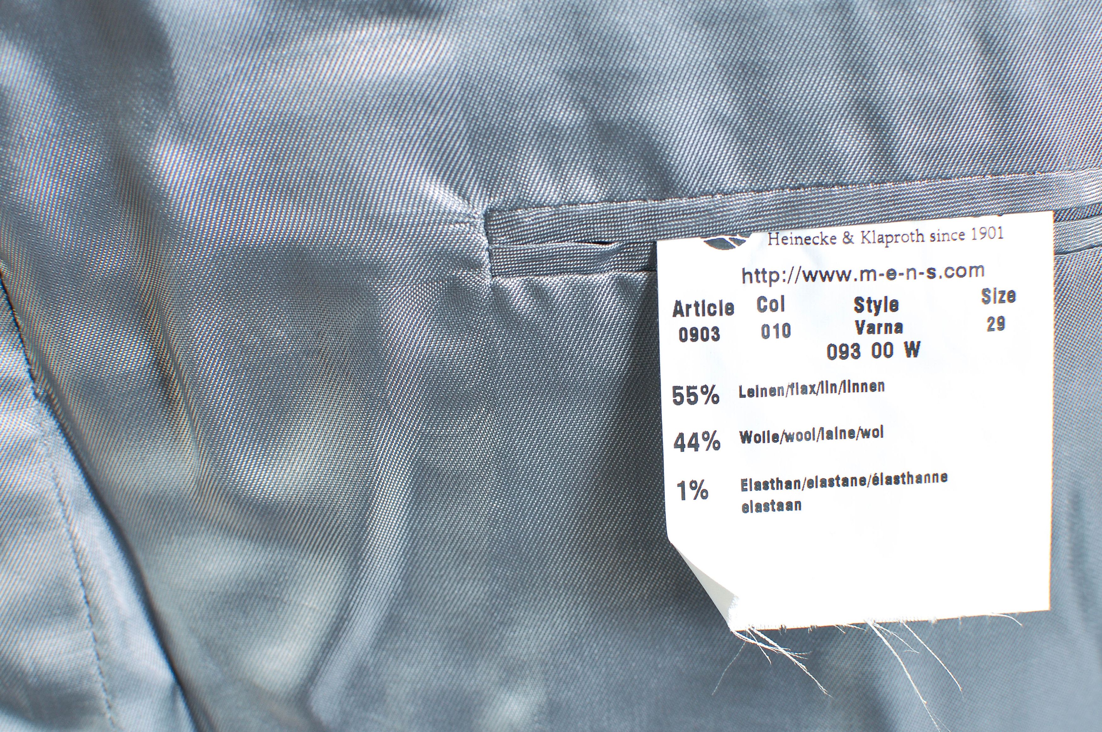 Other Heinecke & Klaproth Blazer Jacket | Luigi Botto Italian Size 48L - 4 Thumbnail