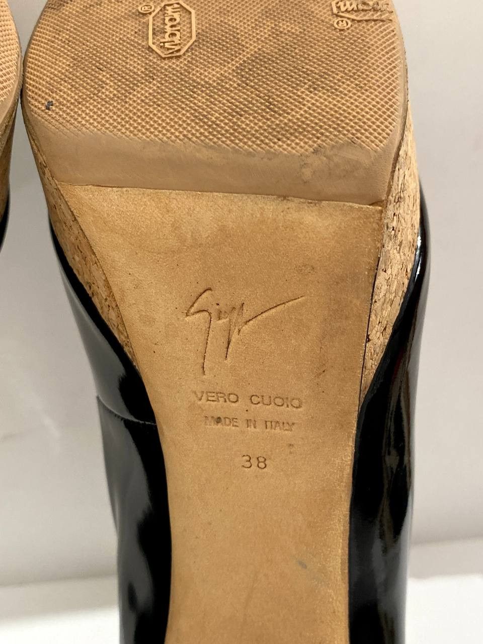 Giuseppe Zanotti Giuseppe Zanotti Pumps Black Patent Leather High Heels Size US 8 / IT 38 - 12 Thumbnail