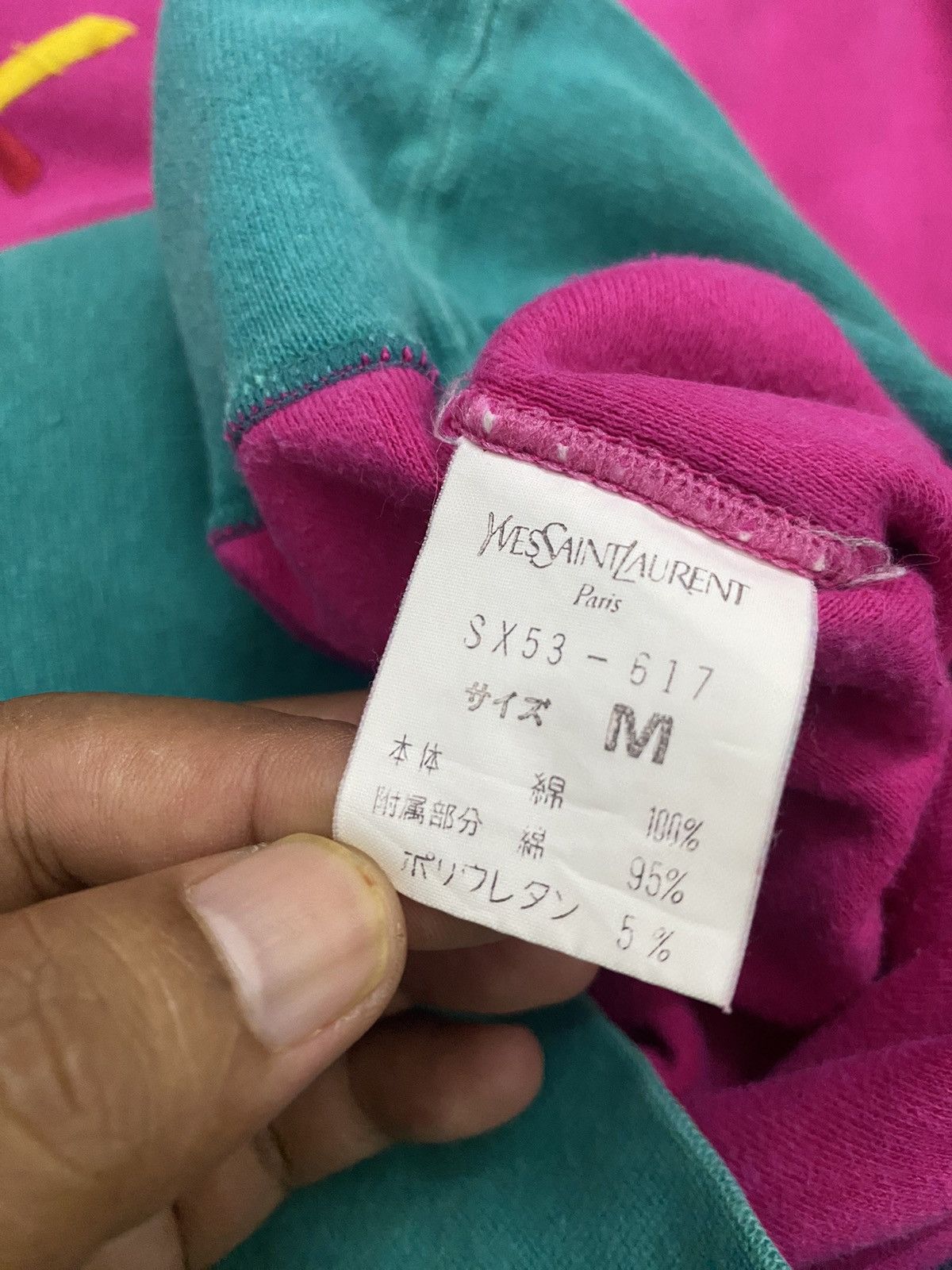 Vintage × Yves Saint Laurent VINTAGE 80s YSL TWO LION SWEATSHIRT CREWNECK DESIGN Size US M / EU 48-50 / 2 - 4 Thumbnail
