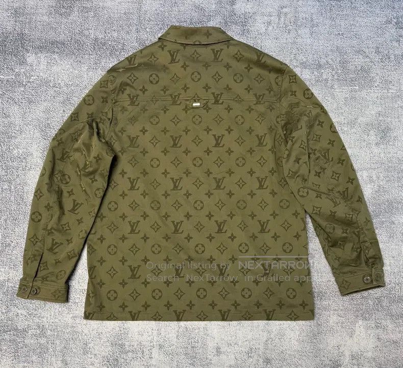 Louis Vuitton Louis Vuitton Monogram Flocked Jacket Size US XXL / EU 58 / 5 - 2 Thumbnail