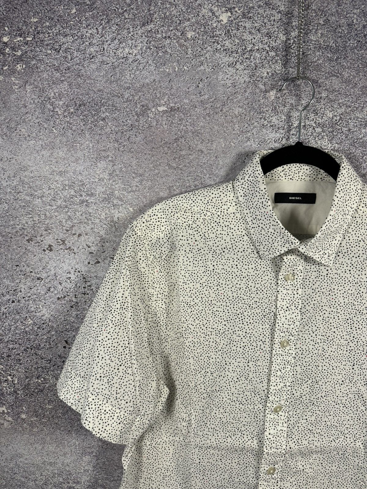 Diesel × Vintage Diesel Star Printer Shortsleeve Shirt Vintage XL size Size US XL / EU 56 / 4 - 3 Thumbnail