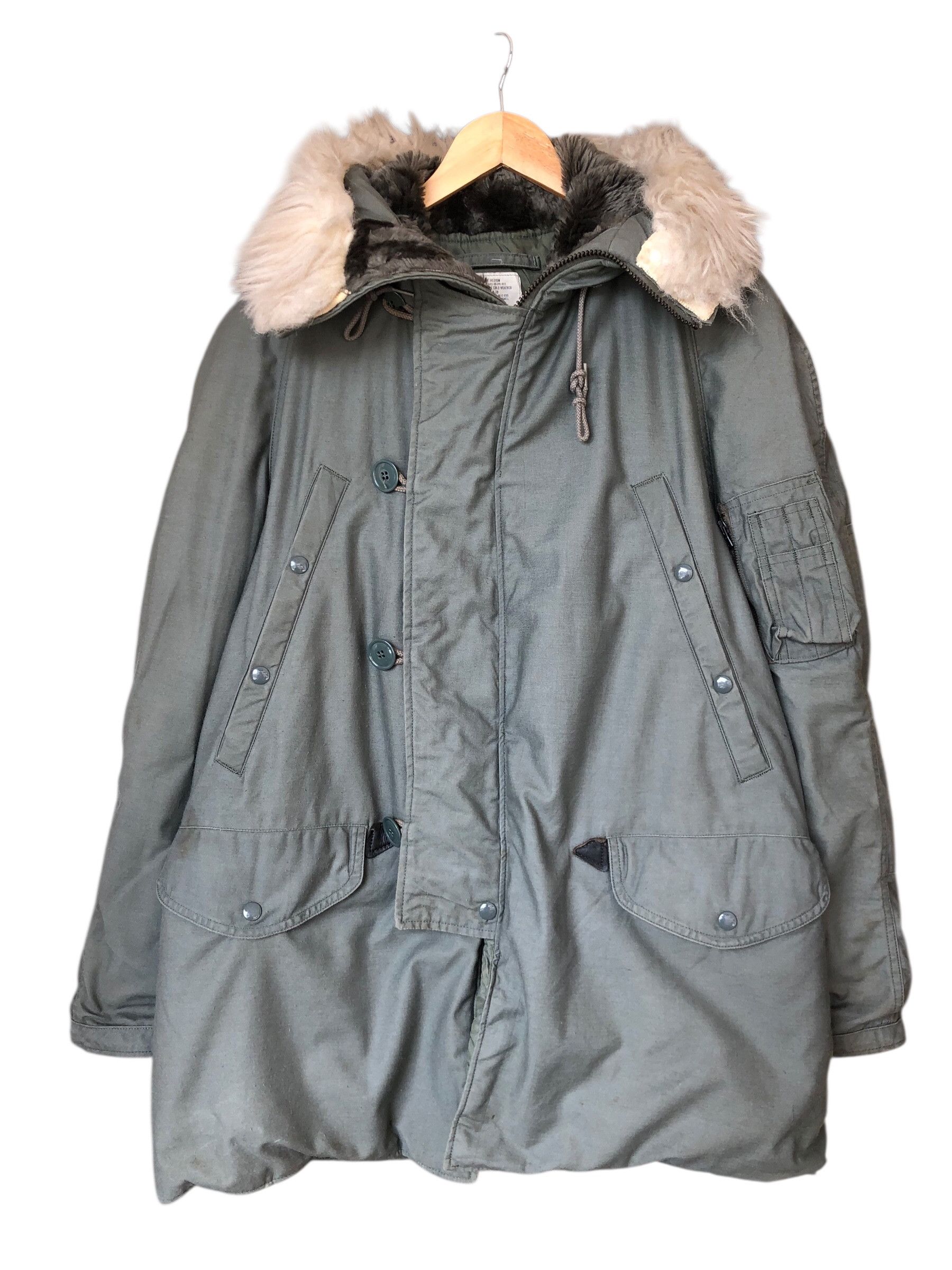 Schott Vtg 80s Schott Military N-3B Cold Weather Parka Size US M / EU 48-50 / 2 - 1 Thumbnail