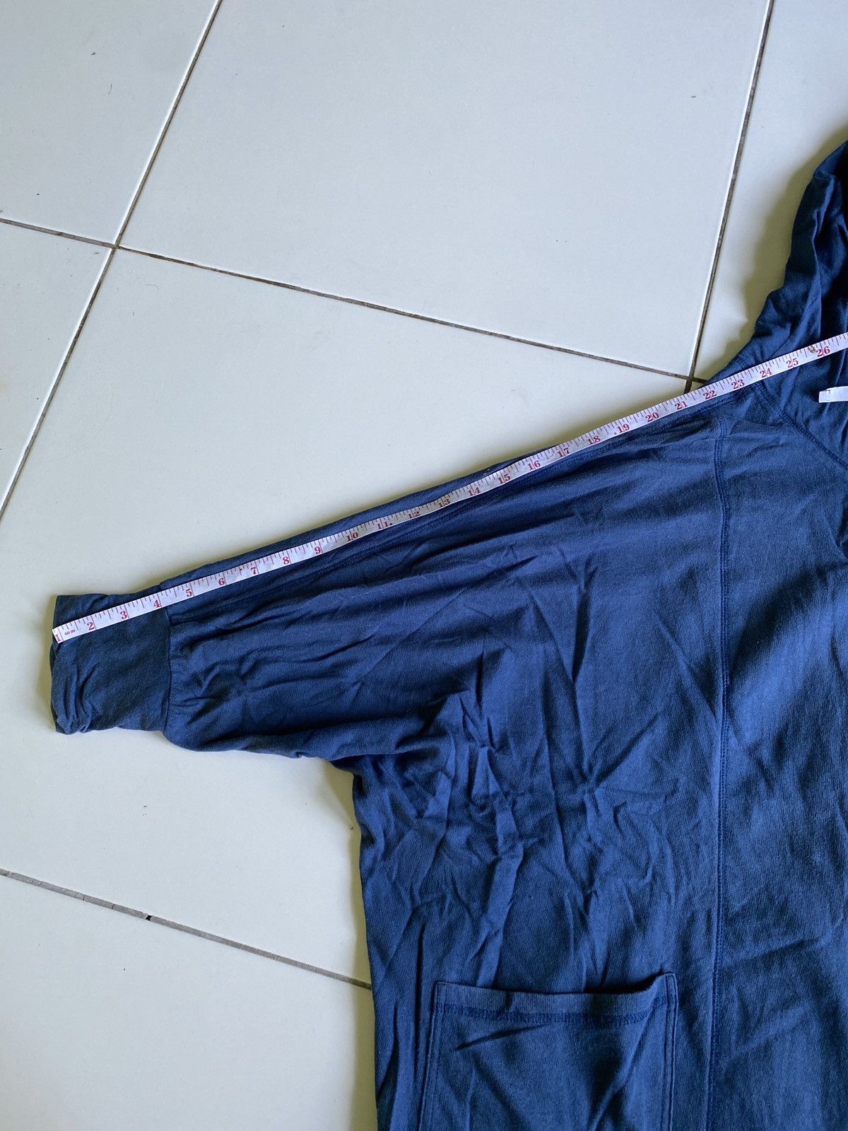 mercibeaucoup No: MB48-JA236 Poncho Hoodies mercibeaucoup Blue Jackets Size US L / EU 52-54 / 3 - 10 Thumbnail