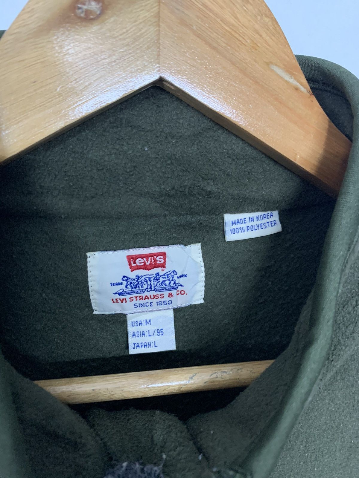Levi's Vintage 90's Levis Strauss & Co. Small Logo Fleece Vests Size US M / EU 48-50 / 2 - 4 Thumbnail