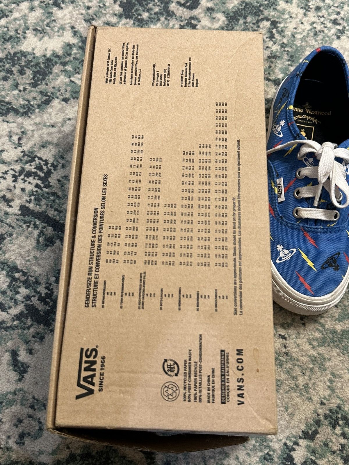 Vans × Vivienne Westwood SS19 Vivienne Westwood x Vans Authentic (3.5uk) Size US 6 / IT 36 - 6 Thumbnail