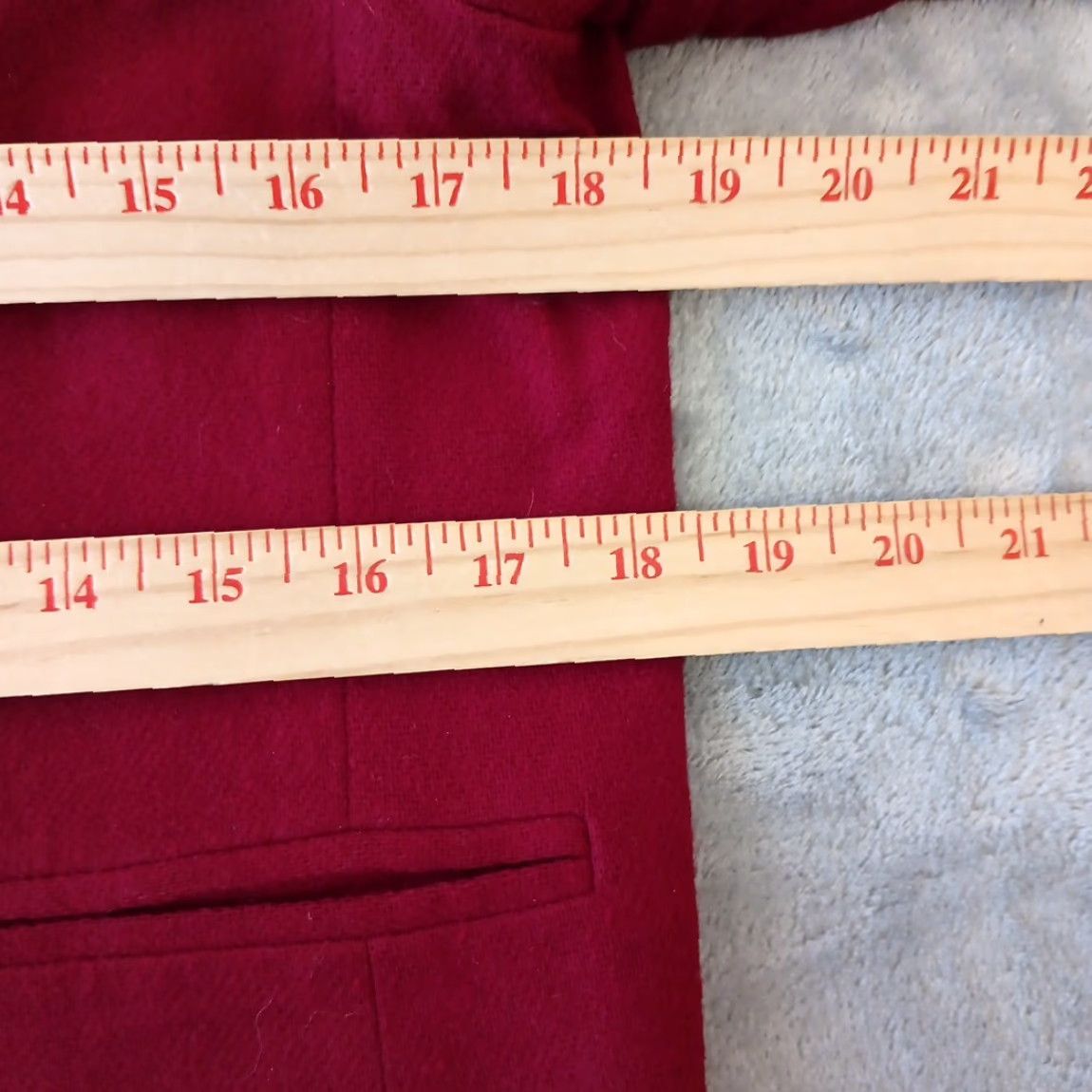 Orvis Orvis Blazer Womens Size 4P Red Wool One Button Long Sleeve Lined Size S / US 4 / IT 40 - 6 Thumbnail