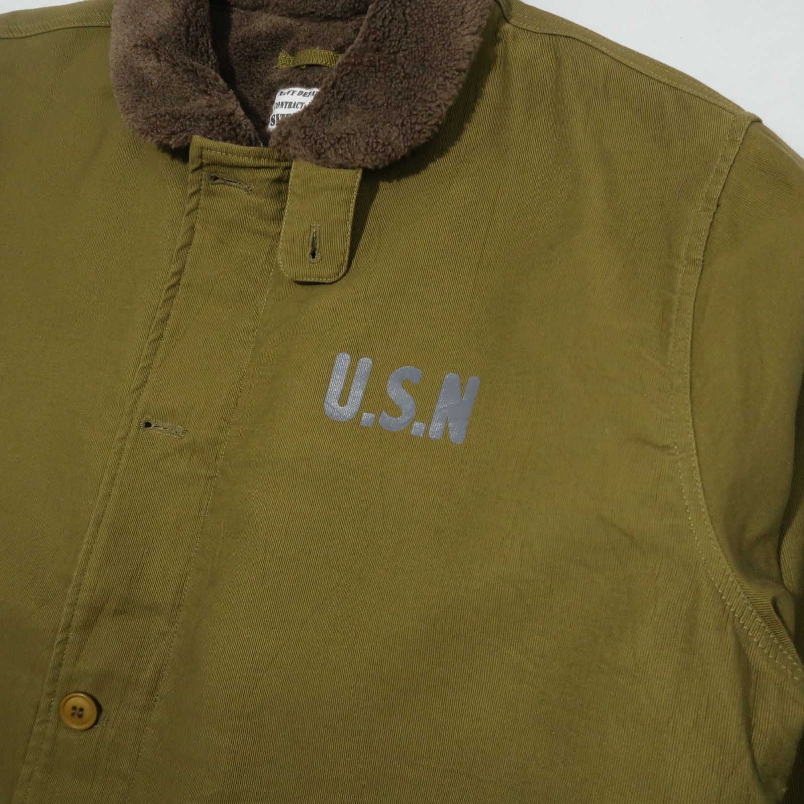 Buzz Rickson's Vintage 90s Military USN N1 Deck Jacket Rare Size US L / EU 52-54 / 3 - 7 Thumbnail