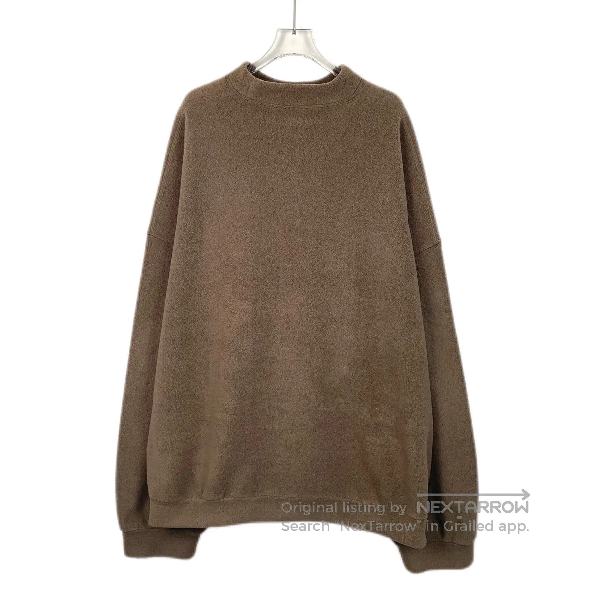 Balenciaga Balenciaga Caramel logo lettering printed round neck long Size US L / EU 52-54 / 3 - 2 Thumbnail