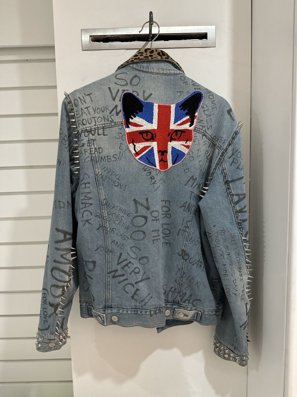 Gucci Gucci leopard denim jacket | Grailed