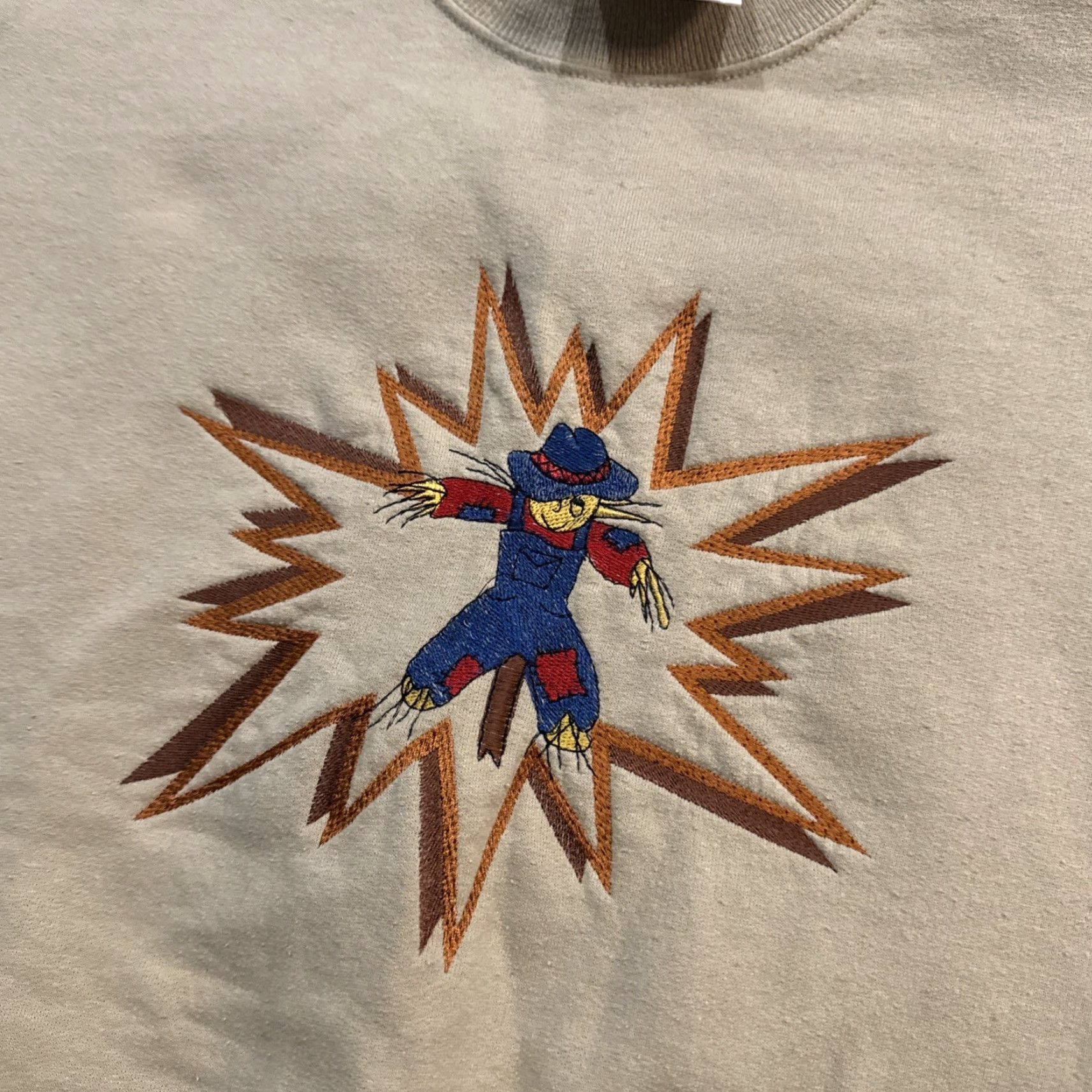 Vintage VINTAGE Wheat 90s Men L Short Sleeve Pullover Sweatshirt Crewneck Scarecrow Size L Size US L / EU 52-54 / 3 - 2 Thumbnail