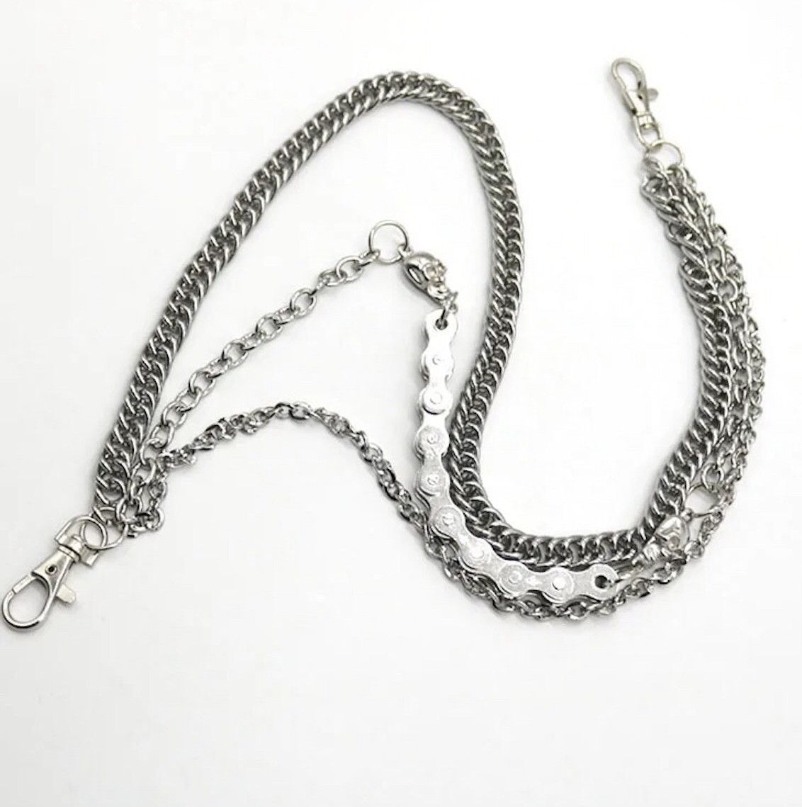 Other Unisex 3 Layer Punk Wallet Keychain Size ONE SIZE - 3 Thumbnail