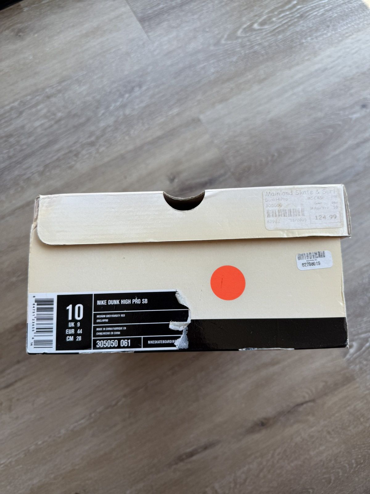 Nike 2005 Dunk High Pro SB UNLV Size US 10 / EU 43 - 3 Thumbnail